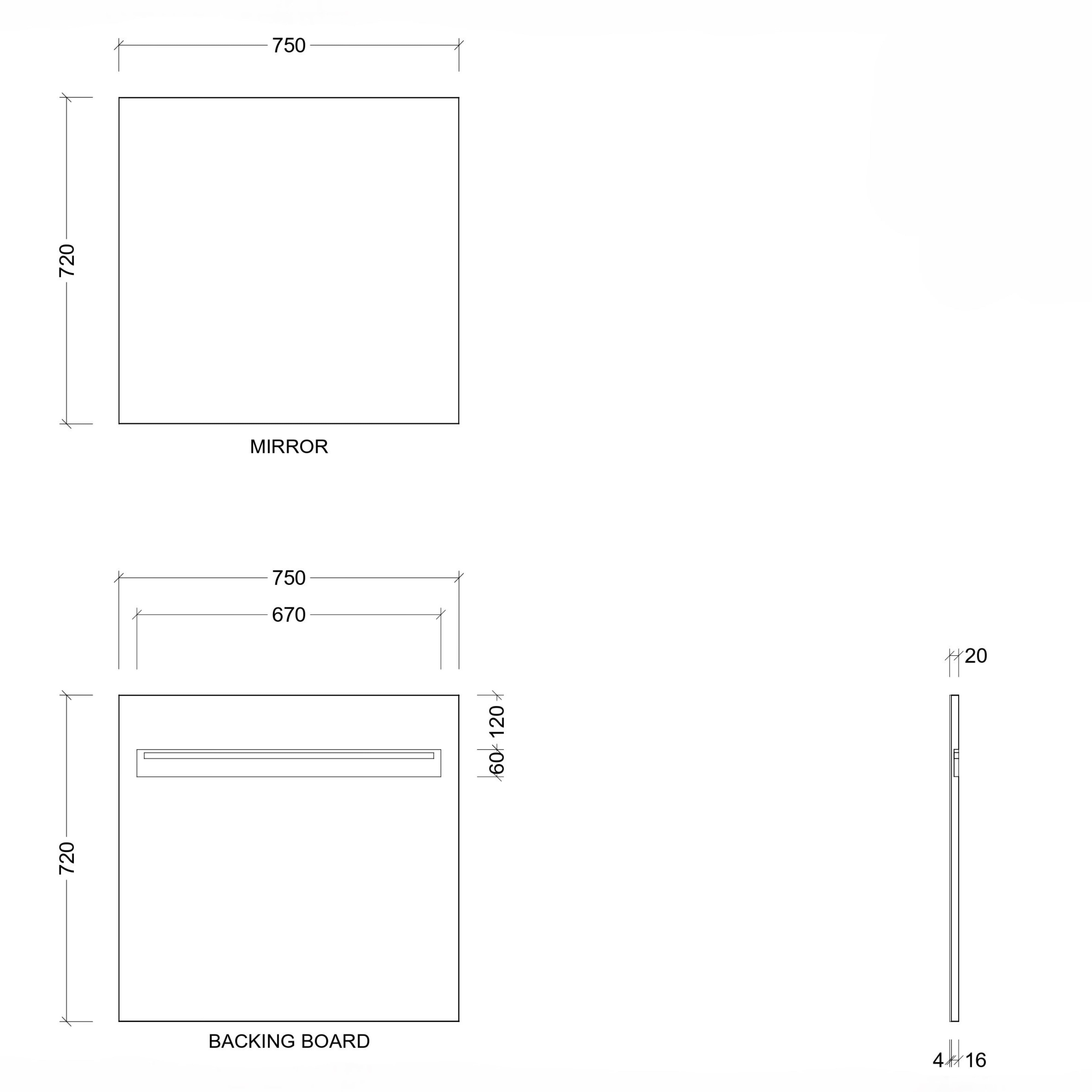 TIMBERLINE GEORGIA CUSTOM MIRROR (ALL SIZING)