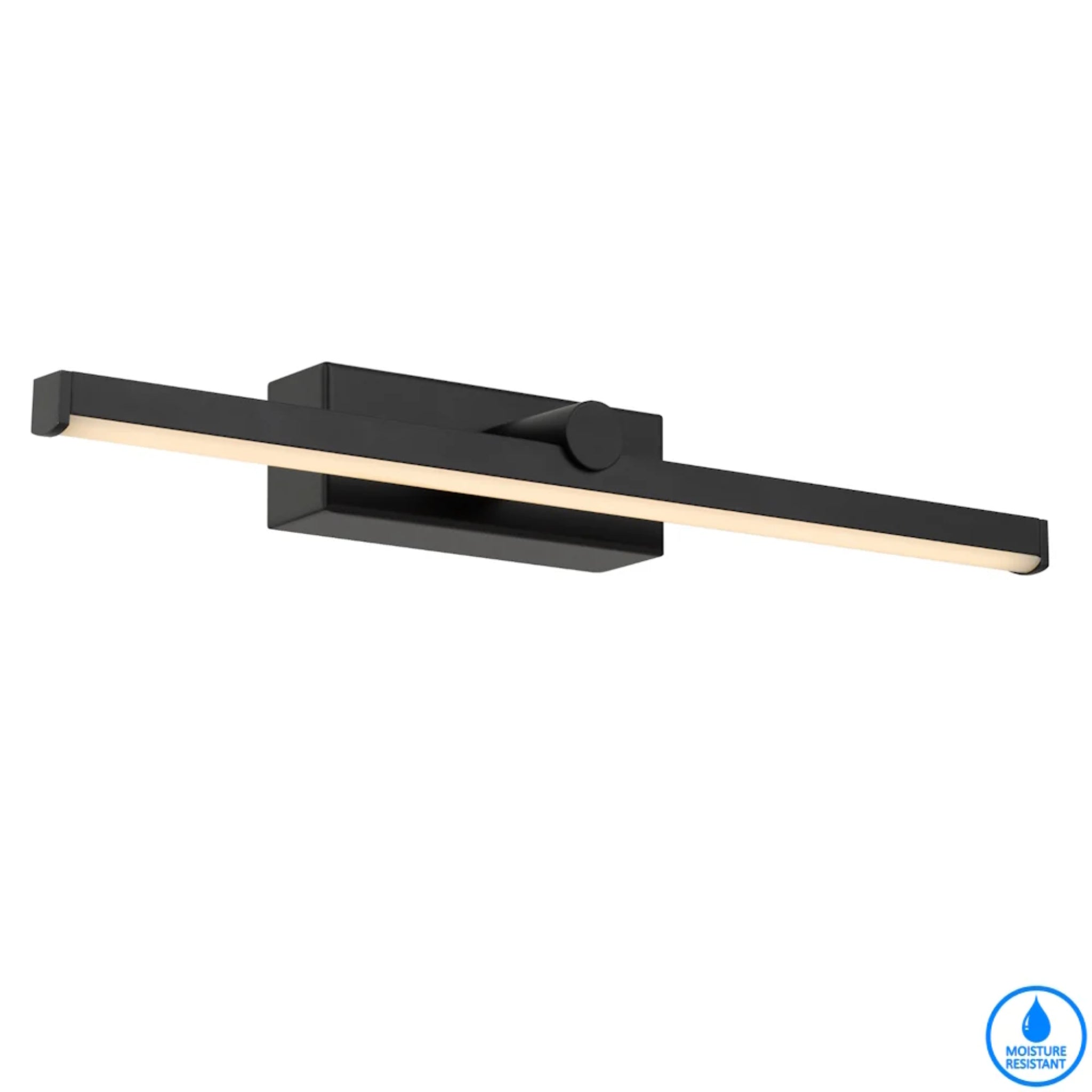 TELBIX FOLEY VANITY LED WALL LIGHT BLACK 400MM