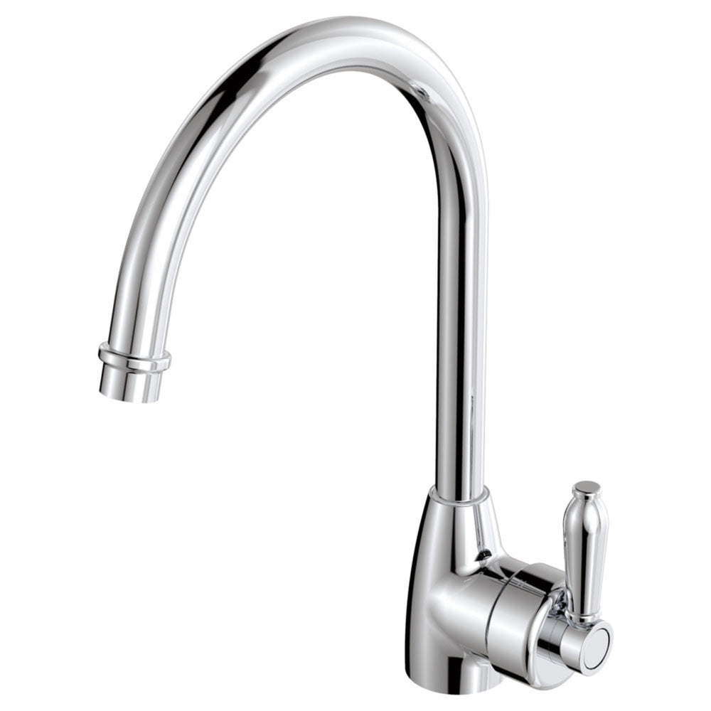 FIENZA ELEANOR GOOSENECK SINK MIXER 338MM CHROME