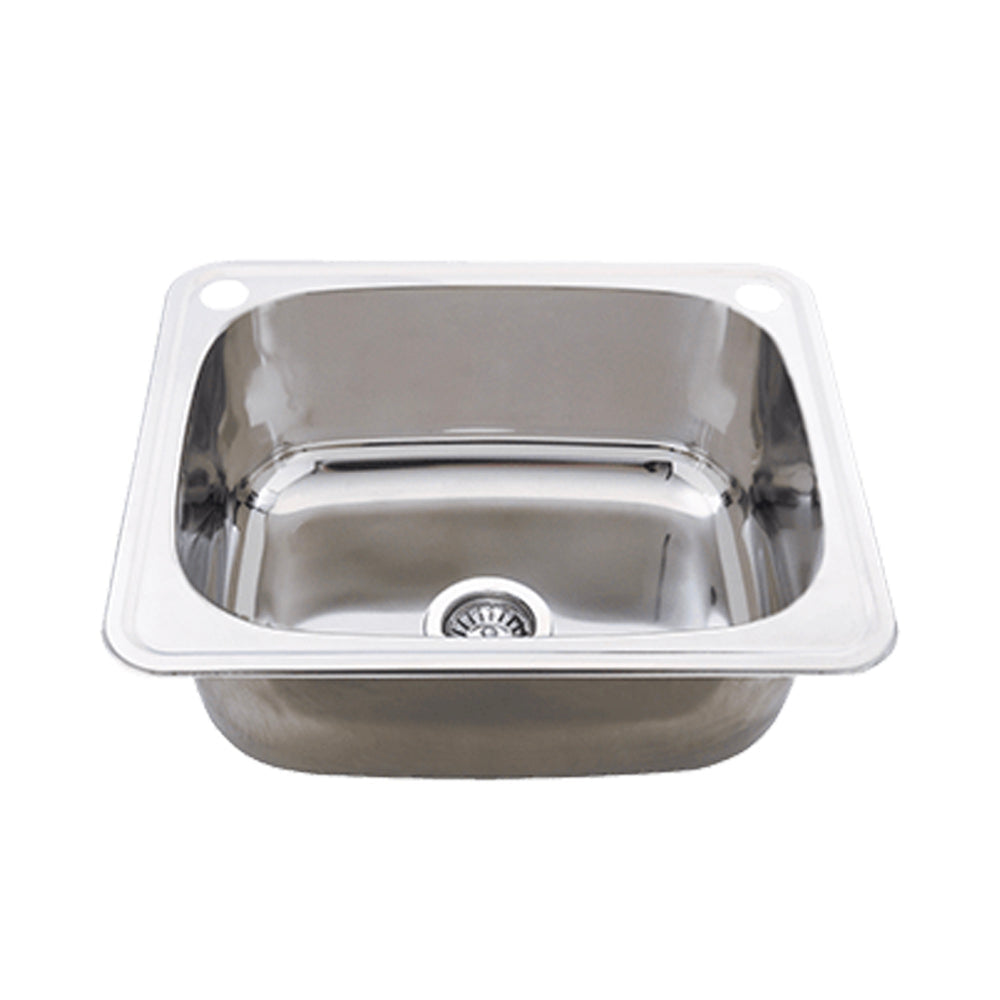 EVERHARD CLASSIC 35L UTILITY LAUNDRY SINK STAINLESS STEEL 555MM