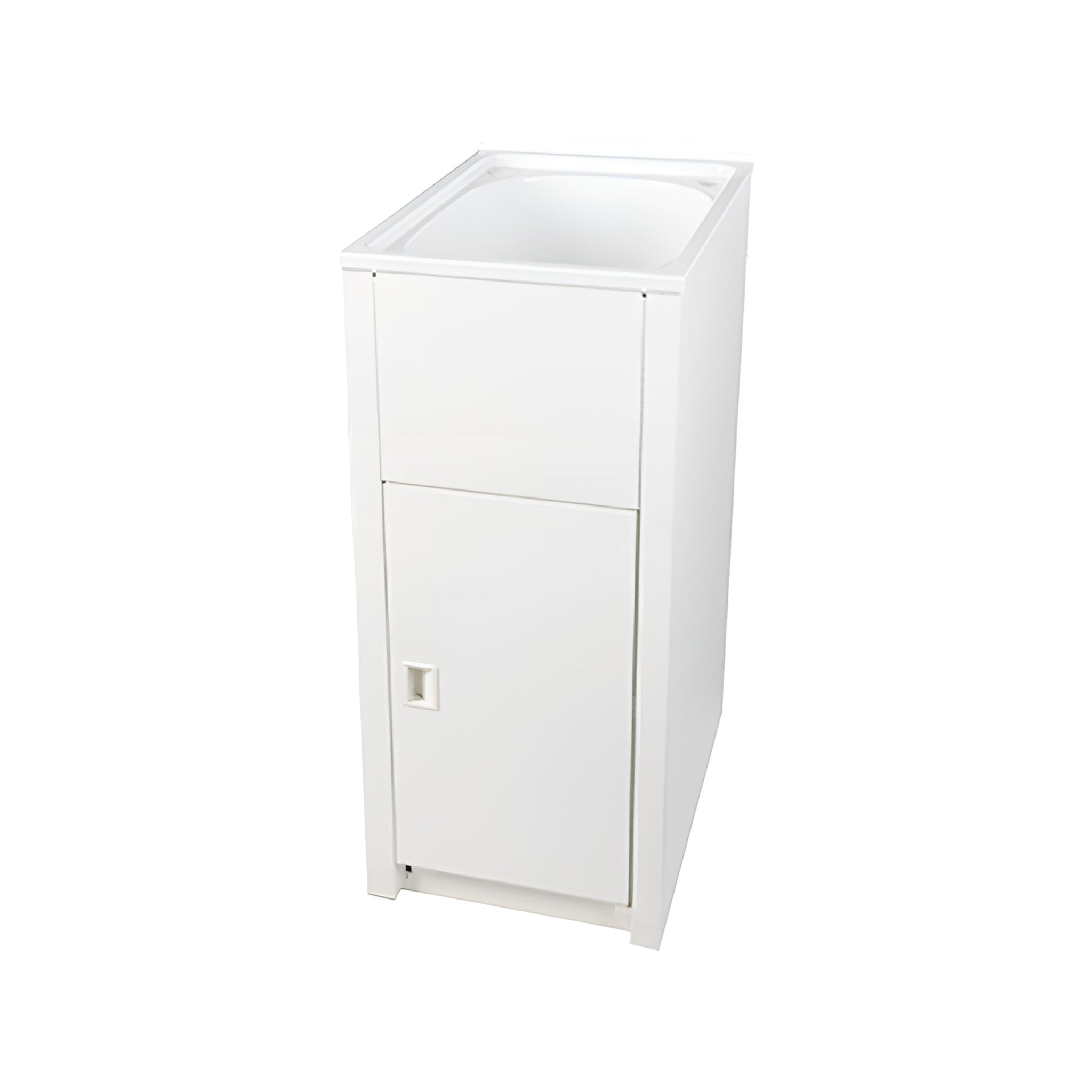 EVERHARD CLASSIC 30L POLYMER AND GALVANISED STEEL LAUNDRY UNIT 395MM WHITE