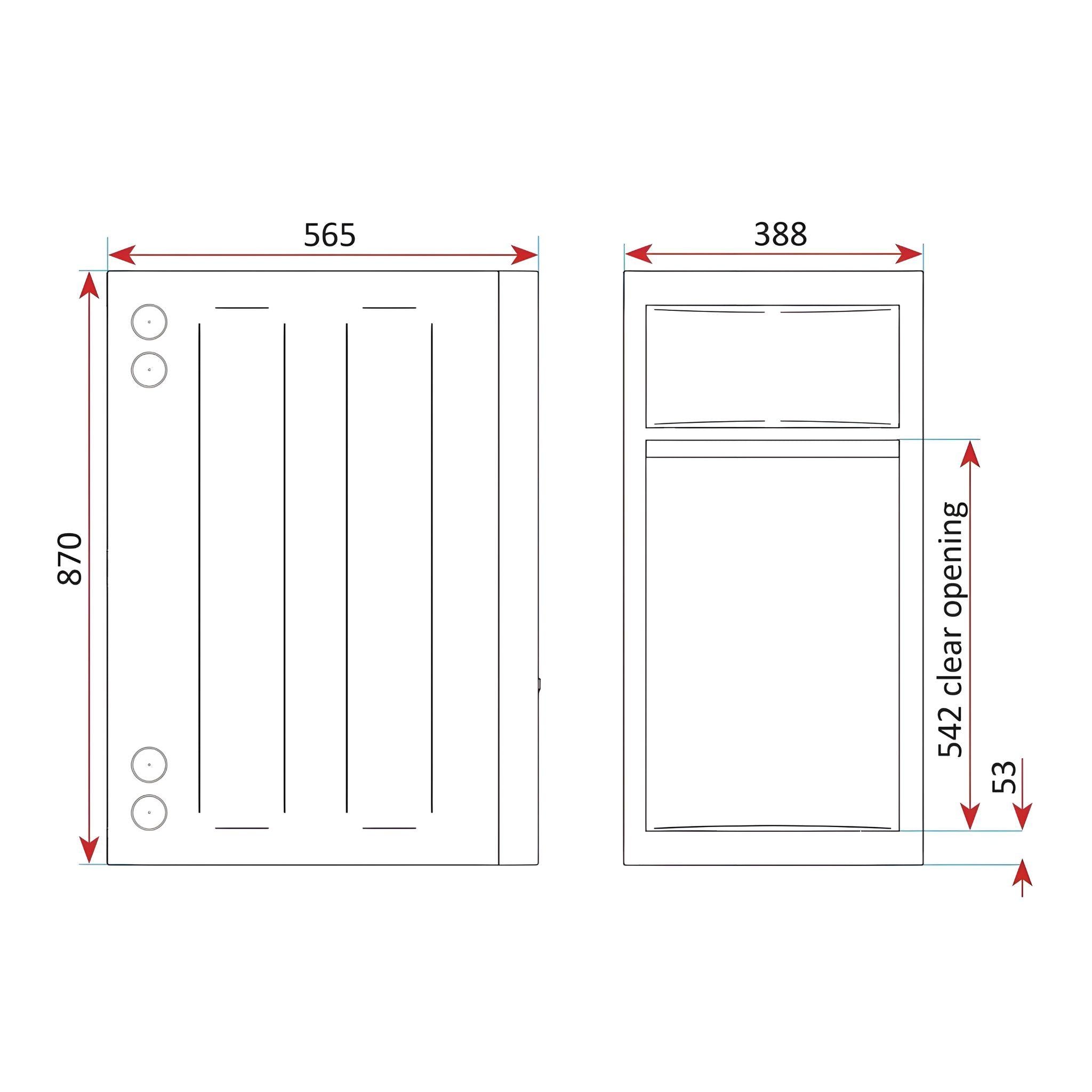 EVERHARD CLASSIC 30L STAINLESS STEEL AND POLYMER LAUNDRY UNIT 395MM WHITE