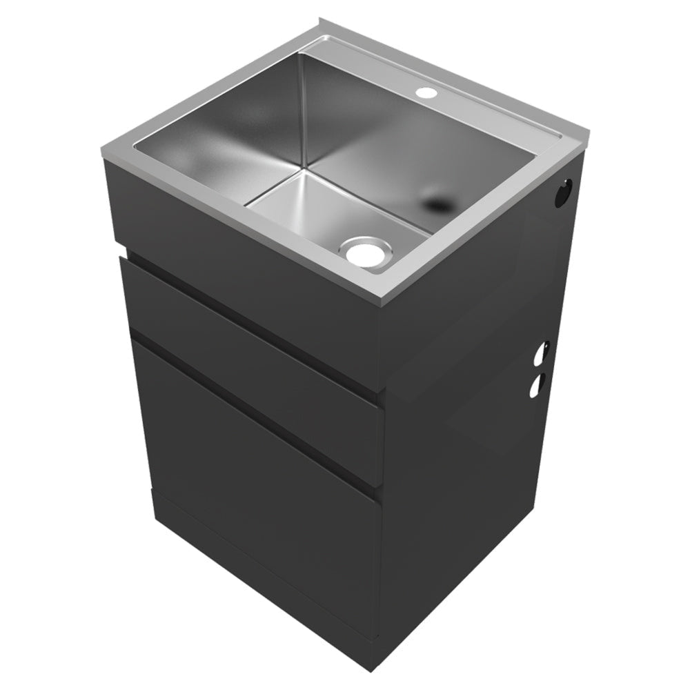 EVERHARD EXCELLENCE 45L DRAWER SYSTEM LAUNDRY UNIT 555MM MATTE BLACK