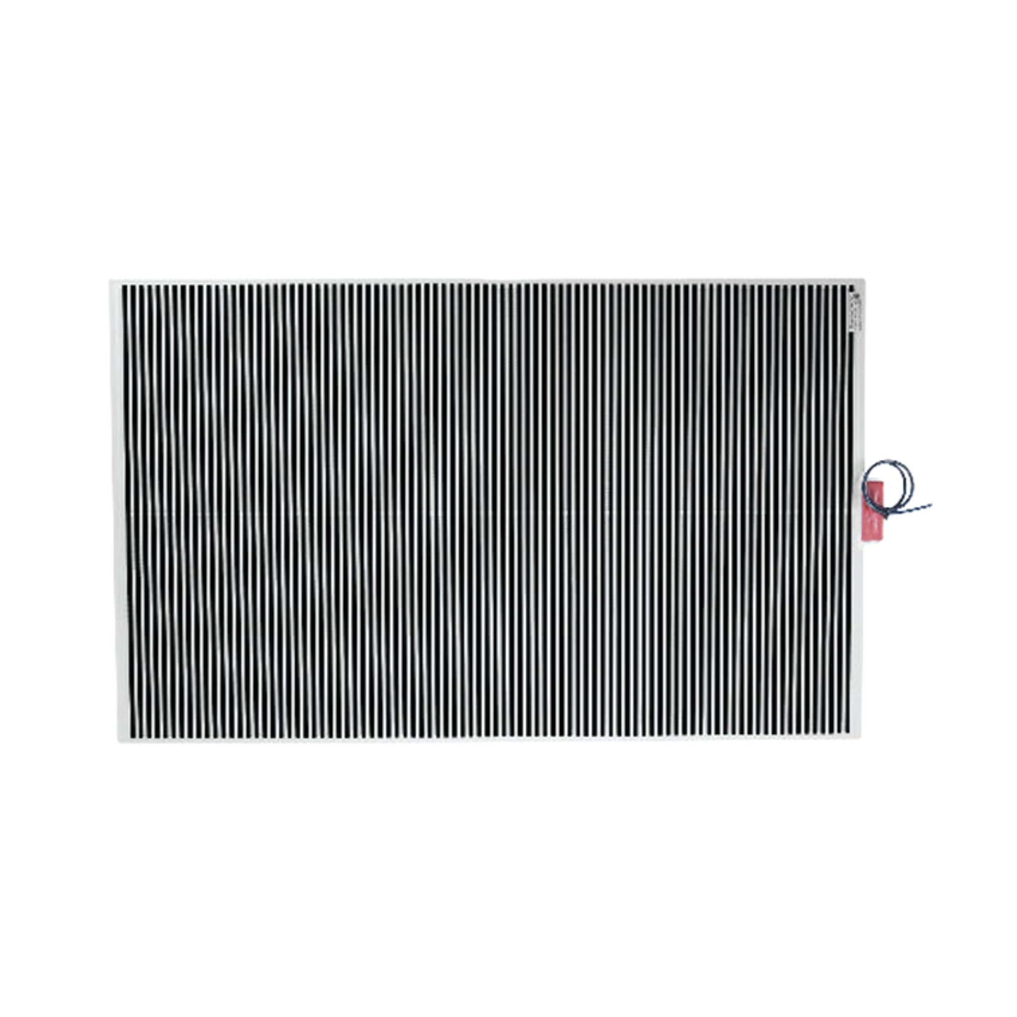 THERMOGROUP ABLAZE RECTANGLE SANDBLASTED BORDER WITH DEMISTER 900X1500MM