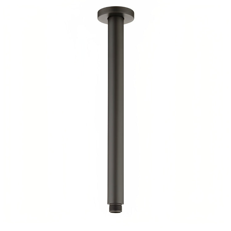 INSPIRE PAVIA CEILING SHOWER ARM ROUND 300MM GUN METAL