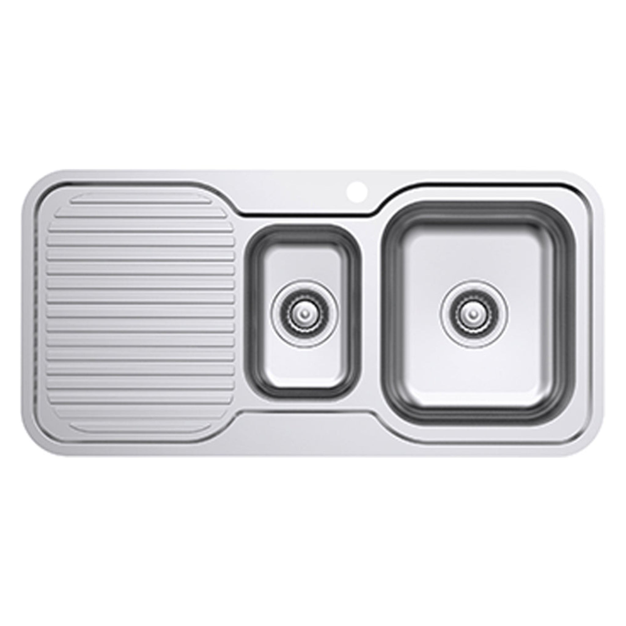 EVERHARD CLASSIC STANDARD 1.5 BOWL & DRAINER KITCHEN SINK STAINLESS STEEL 980MM