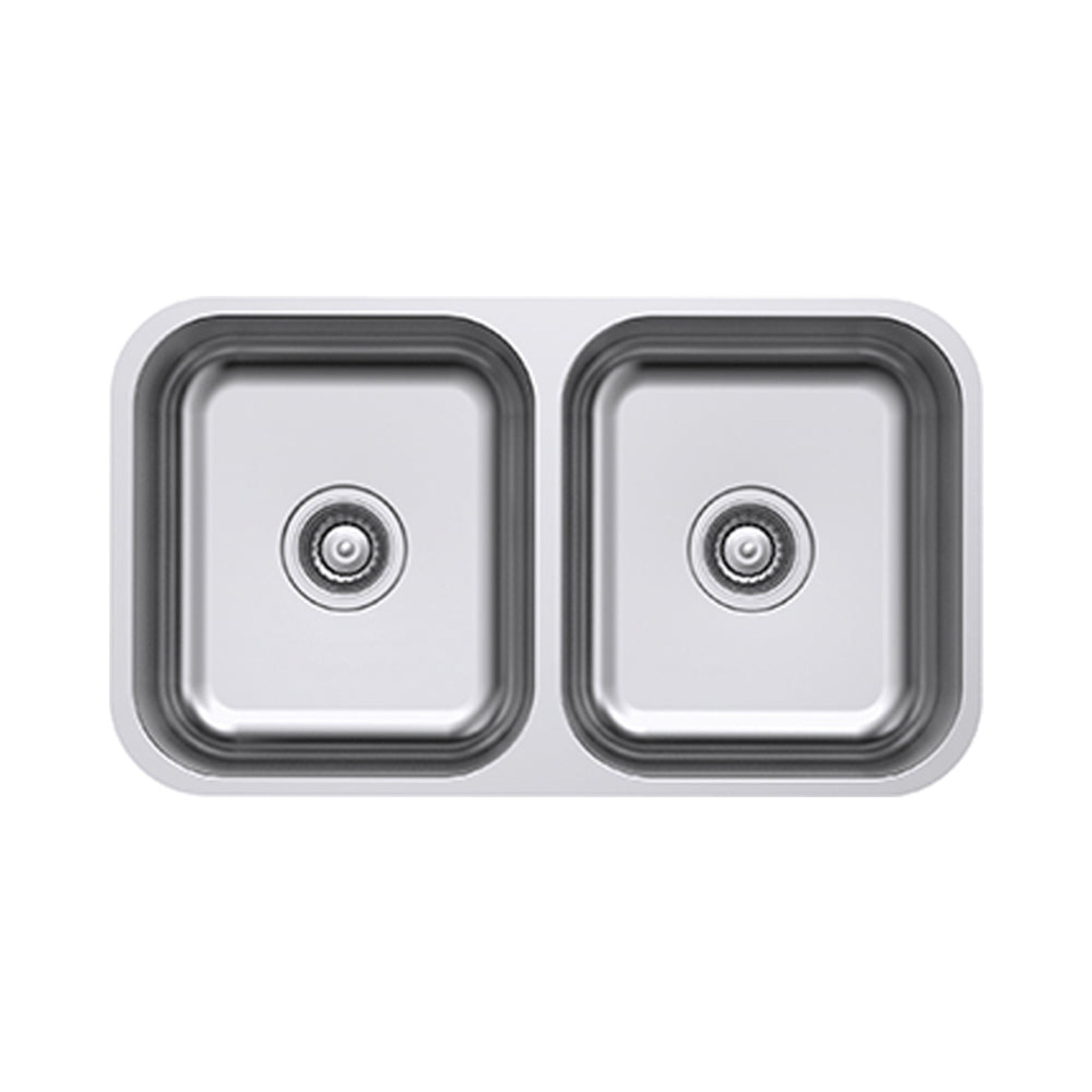 EVERHARD CLASSIC STANDARD DOUBLE BOWL KITCHEN SINK STAINLESS STEEL 785MM