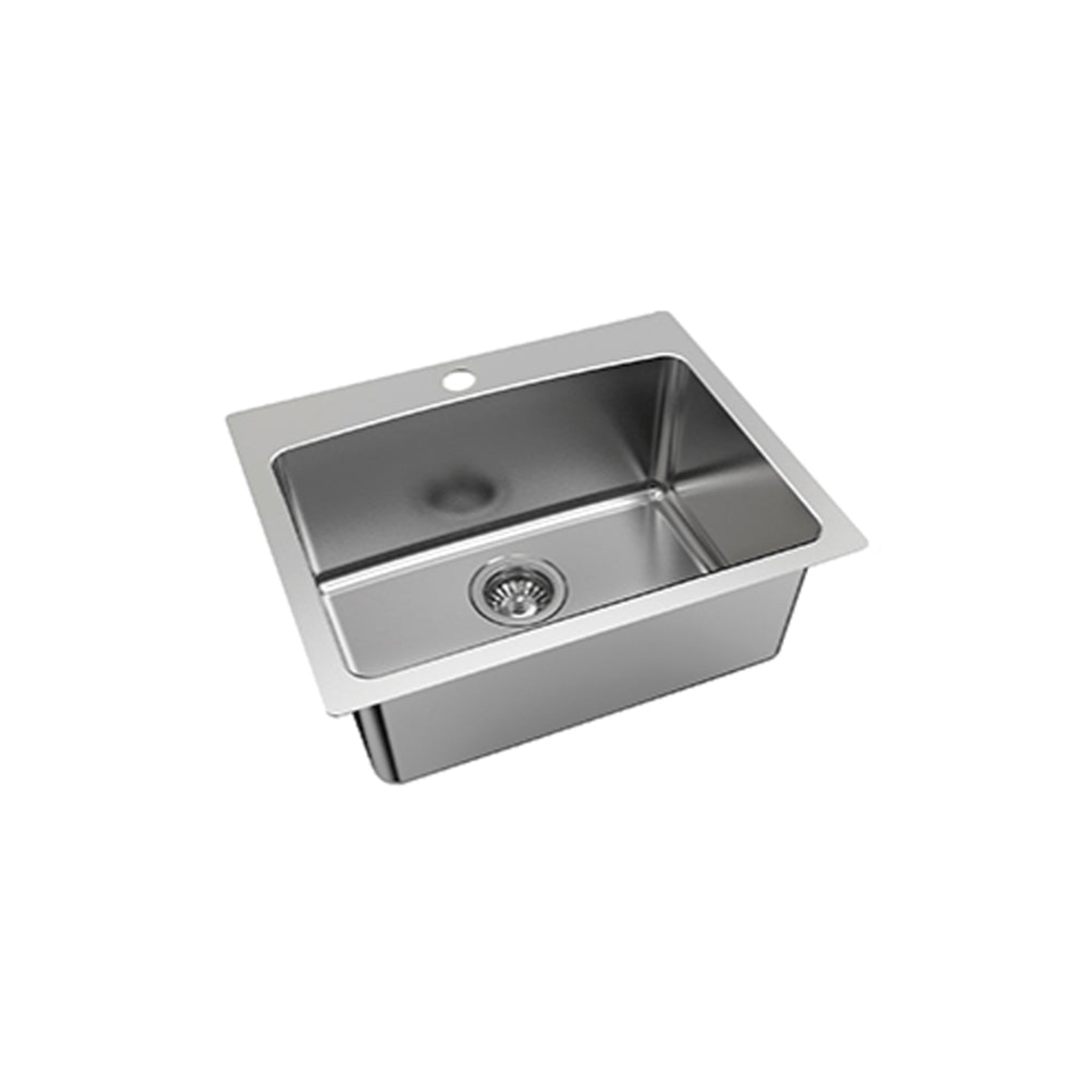 EVERHARD NUGLEAM 35L UTILITY LAUNDRY SINK STAINLESS STEEL 455MM