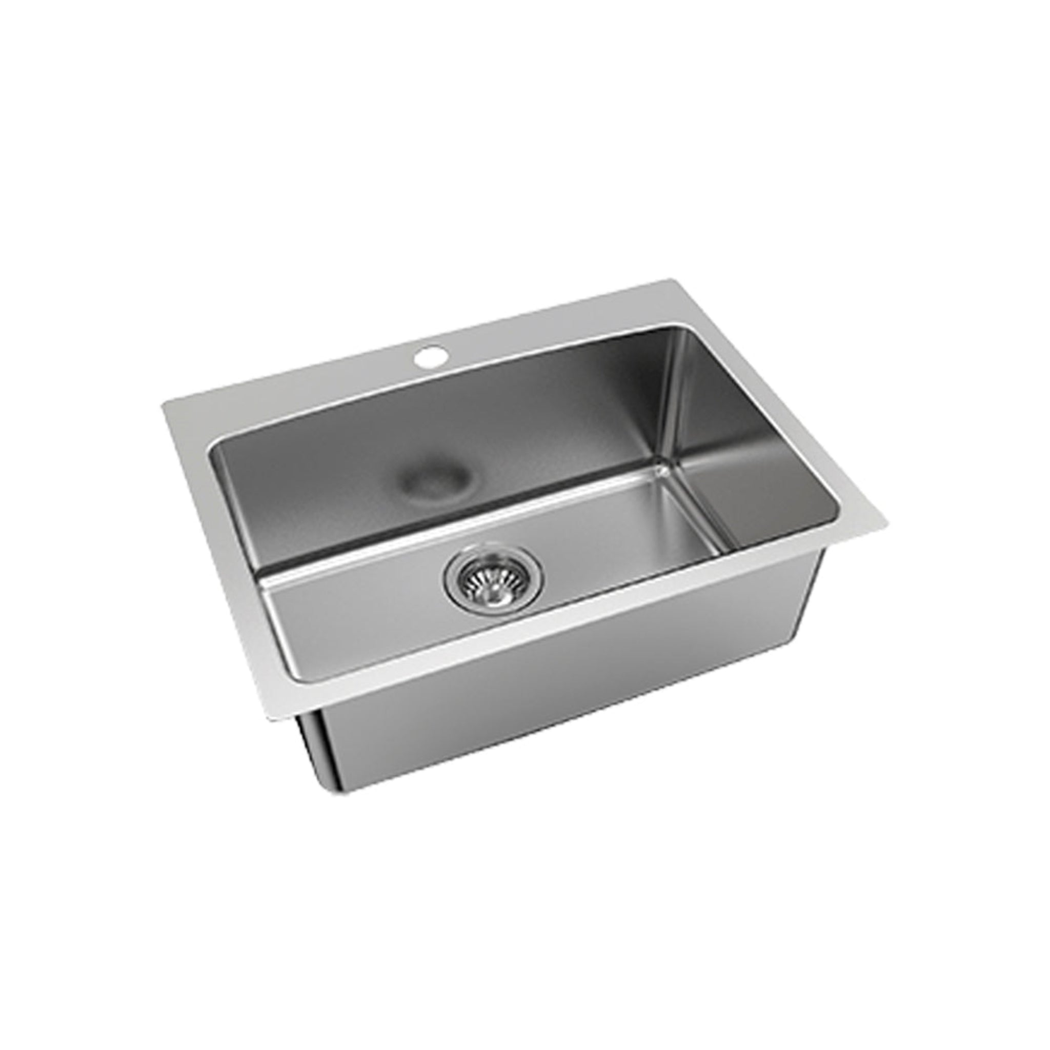 EVERHARD NUGLEAM 45L UTILITY LAUNDRY SINK STAINLESS STEEL 635MM