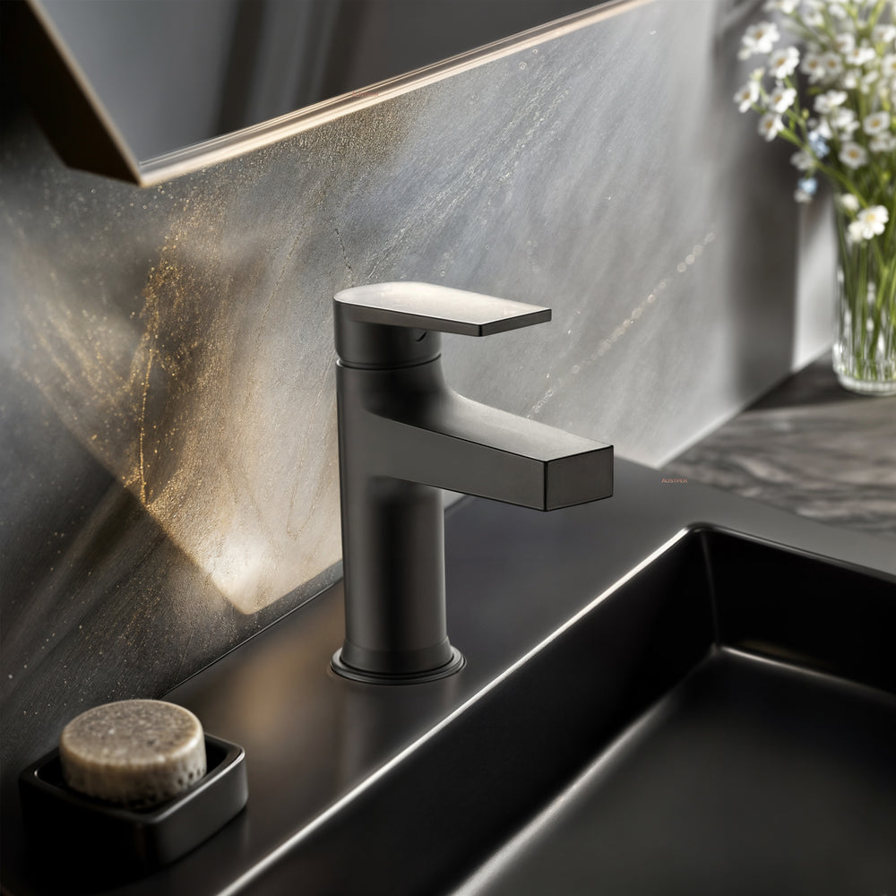 KOHLER TAUT BASIN MIXER MATTE BLACK
