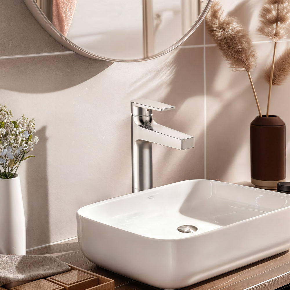 KOHLER TAUT TALL BASIN MIXER POLISHED CHROME