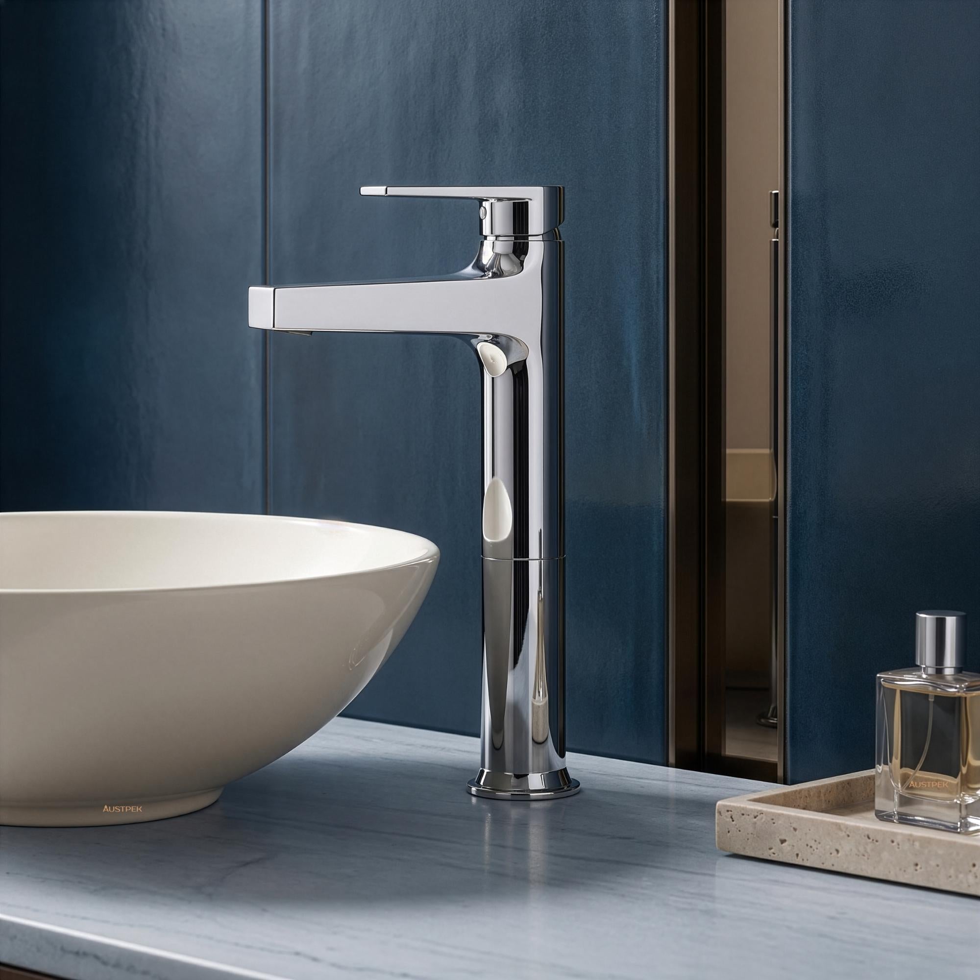 KOHLER TAUT TALL BASIN MIXER POLISHED CHROME
