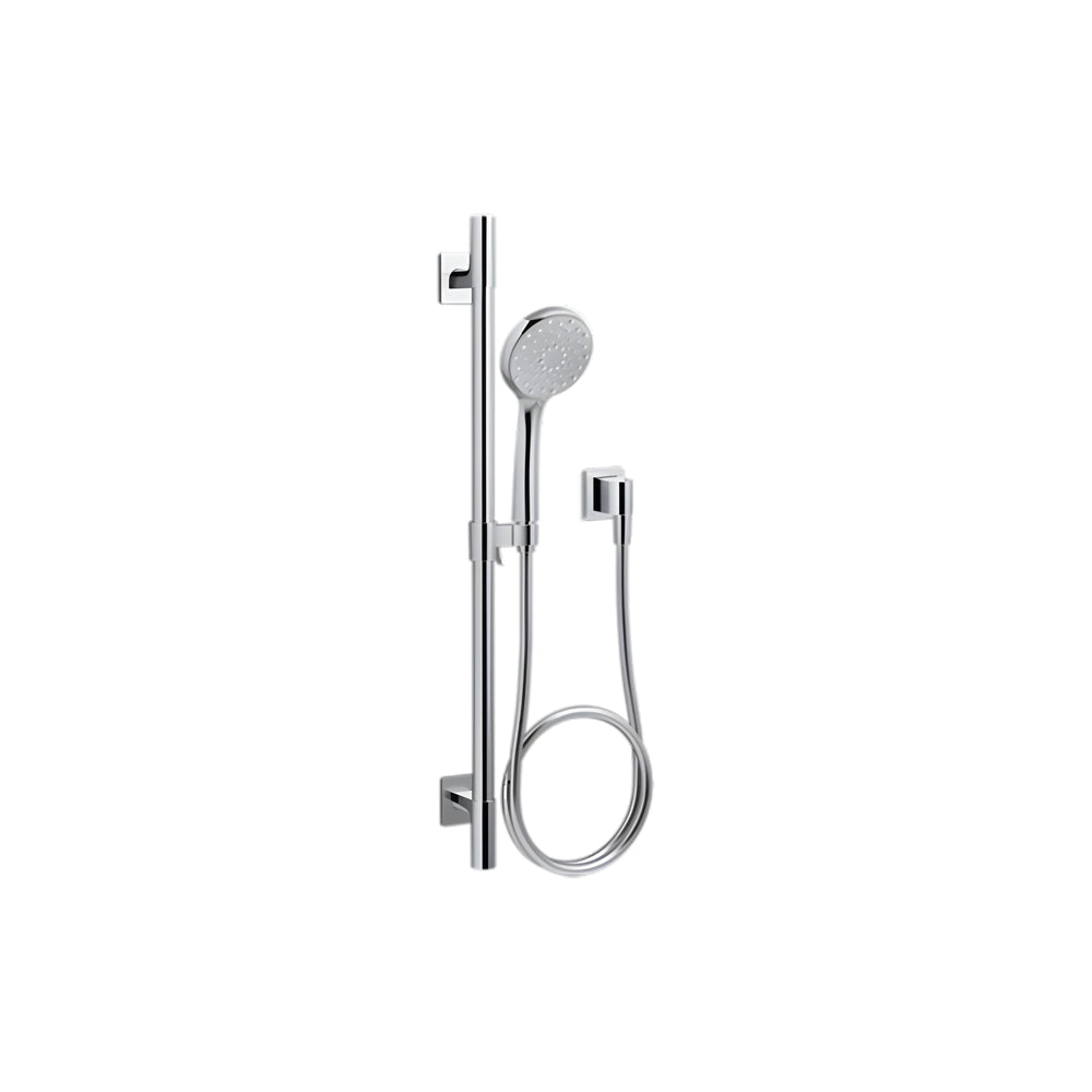 KOHLER AWAKEN ROUND SLIDING SHOWER SET CHROME