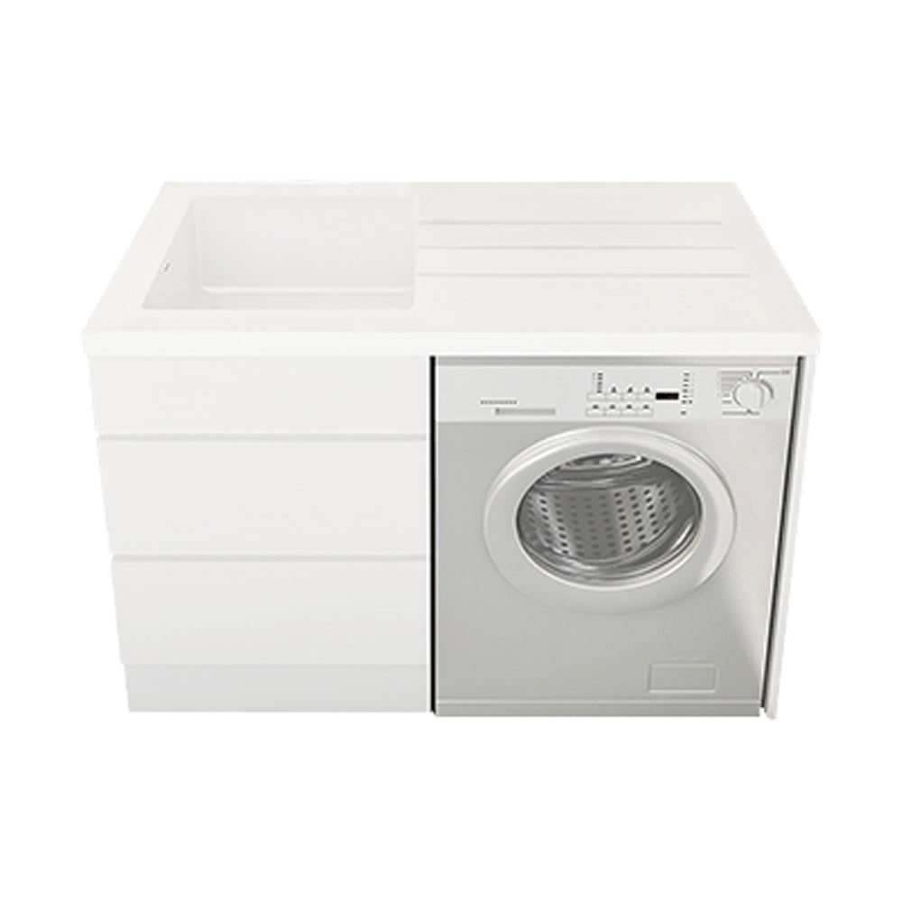 EVERHARD NUGLEAM ALL IN ONE LAUNDRY UNIT 1200MM WHITE