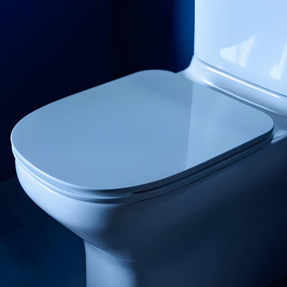 KOHLER MODERNLIFE BACK TO WALL TOILET SUITE WITH ELITE SEAT W/ NIGHTLIGHT GLOSS WHITE