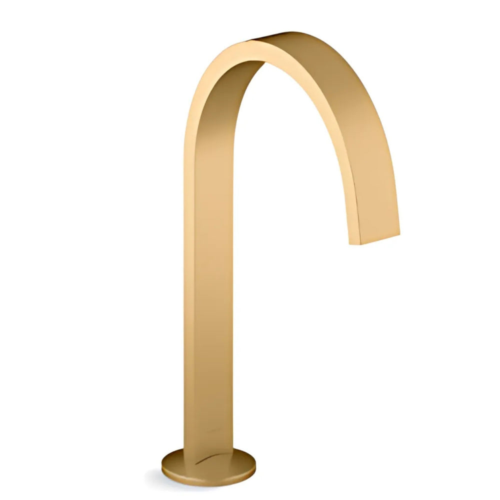 KOHLER COMPONENTS HOB MOUNT RIBBON BASIN SPOUT 160MM BRUSHED BRASS