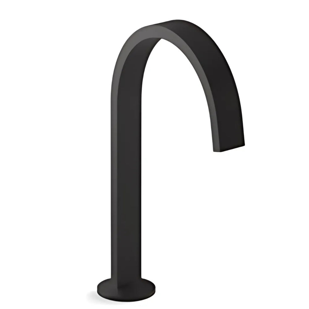 KOHLER COMPONENTS HOB MOUNT RIBBON BASIN SPOUT 160MM MATTE BLACK