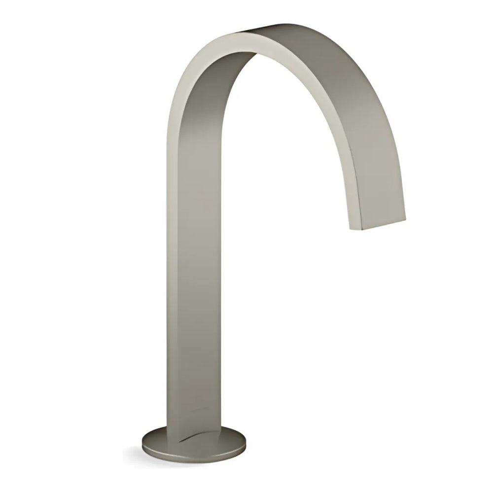 KOHLER COMPONENTS HOB MOUNT RIBBON BASIN SPOUT 160MM BRUSHED NICKEL