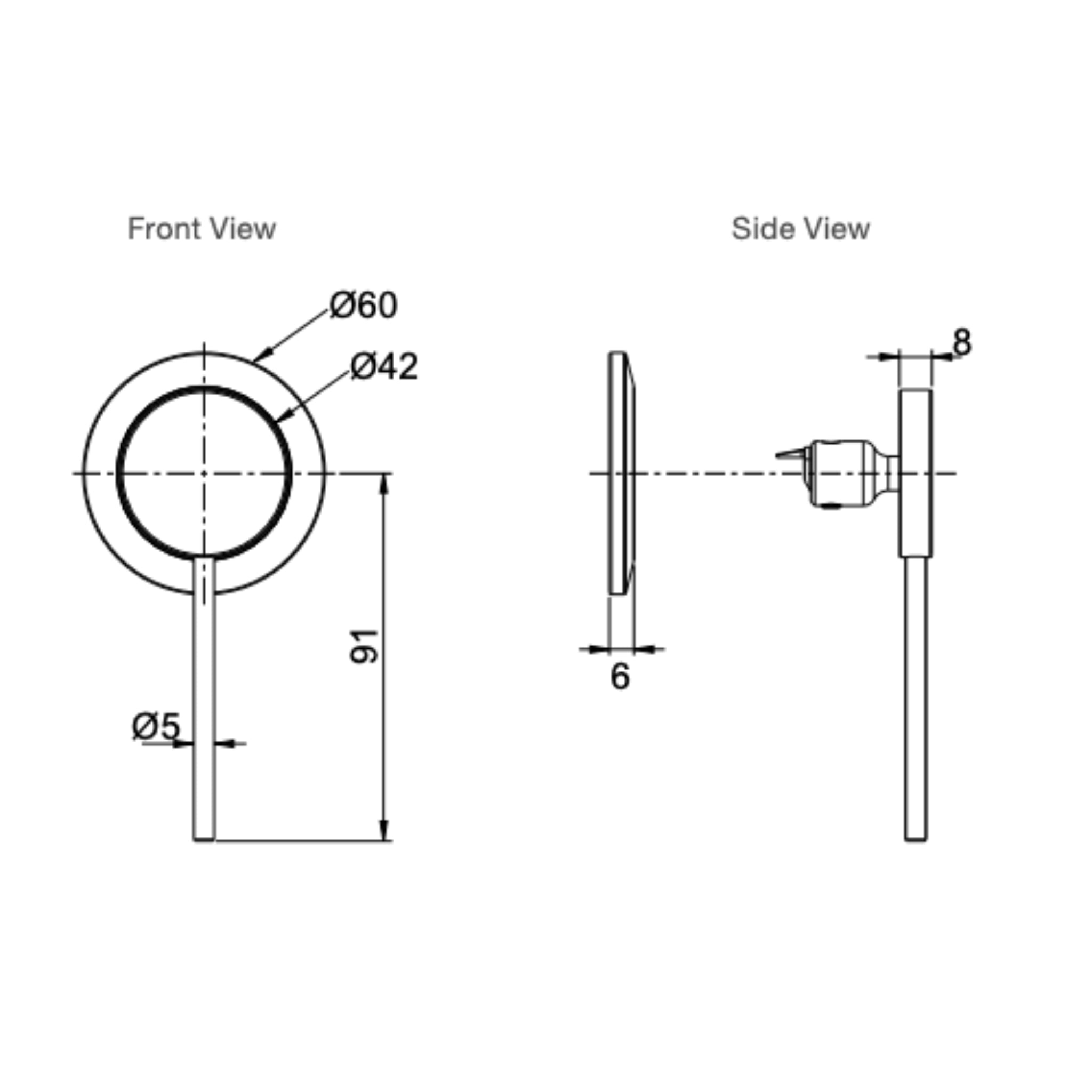 KOHLER COMPONENTS WALL MIXER SINGLE HANDLE PIN LEVER BRUSHED BRASS