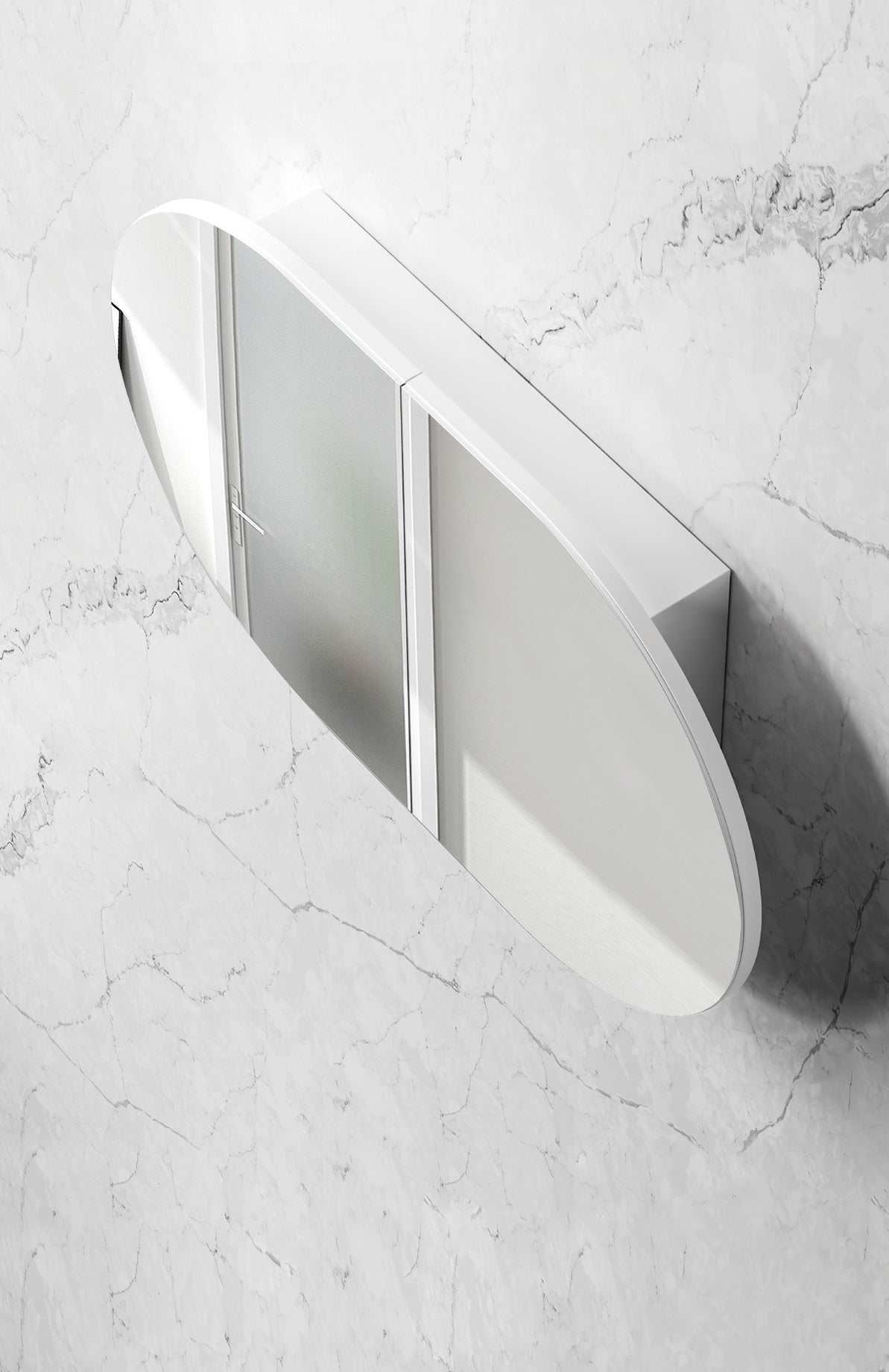 OTTI BONDI MATTE WHITE SHAVING CABINET 1800X900MM
