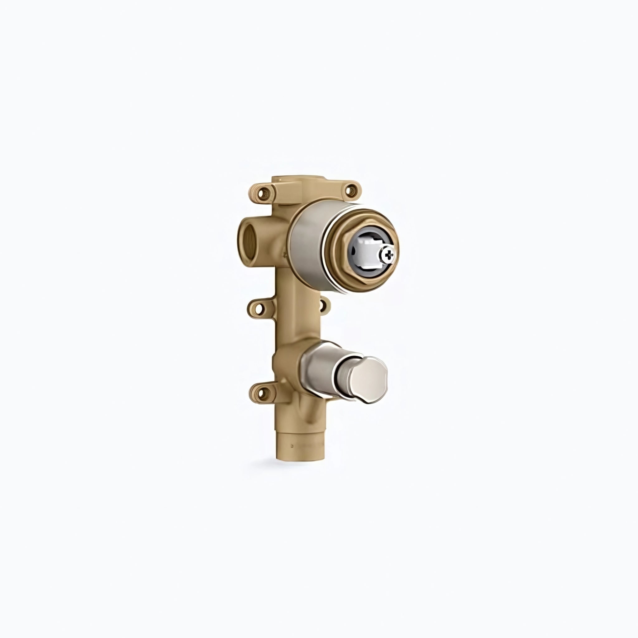 KOHLER ALEO-S SHOWER AND BATH DIVERTER MIXER 100MM BRUSHED NICKEL