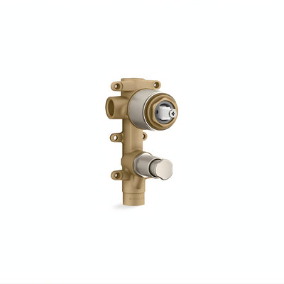 KOHLER COMPONENTS SHOWER / BATH WALL DIVERTER MIXER WITH OYL HANDLE & VALVE COMPLETE KIT BRUSHED NICKEL