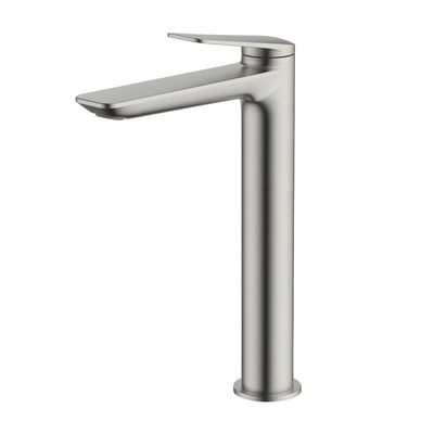 GARETH ASHTON VELA TALL BASIN MIXER BRUSHED NICKEL