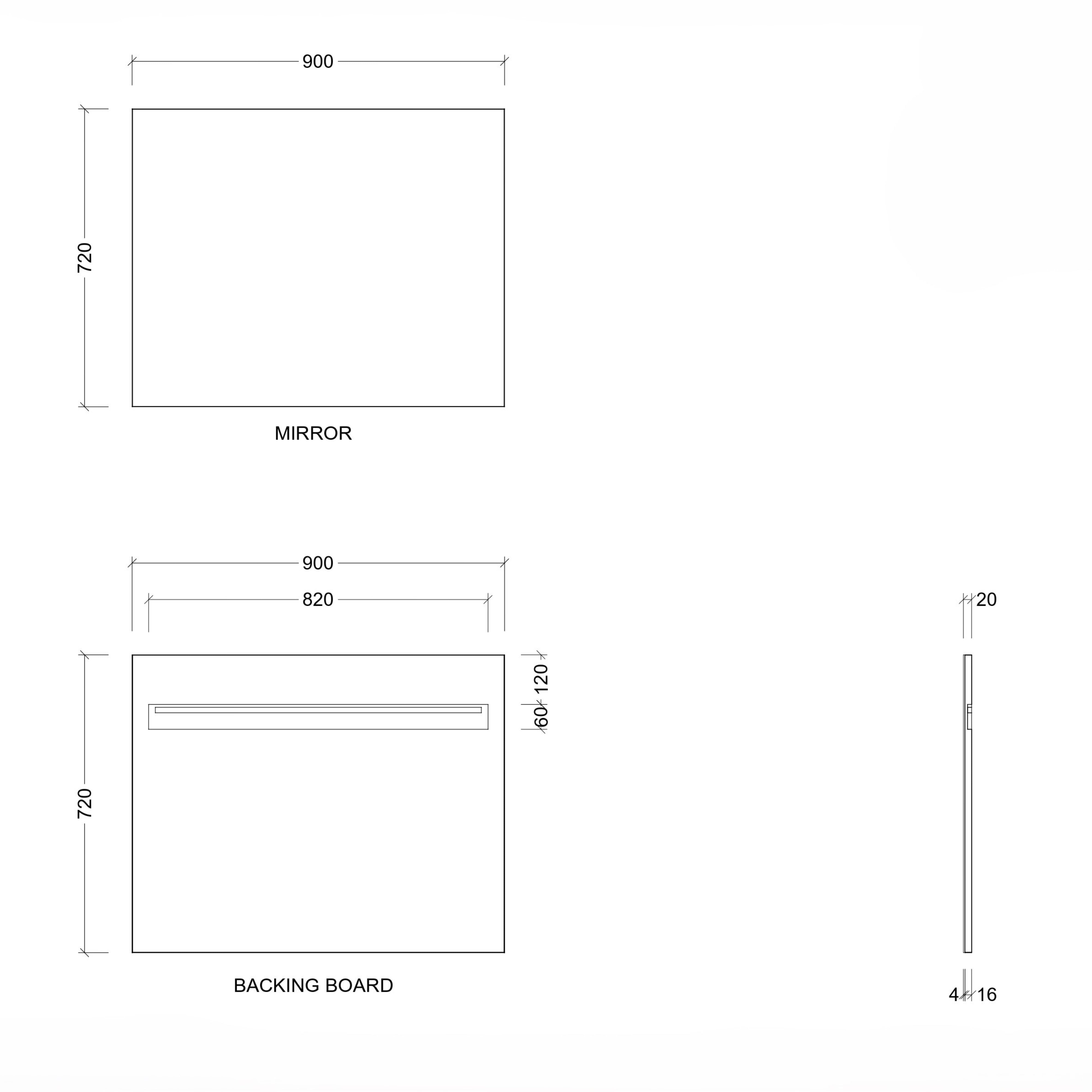 TIMBERLINE GEORGIA CUSTOM MIRROR (ALL SIZING)