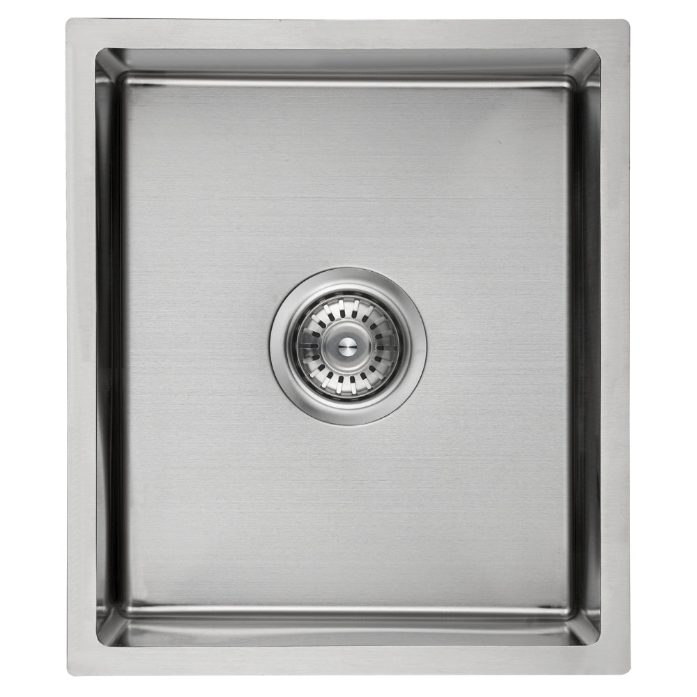 IKON CORA SINGLE BOWL ABOVE / UNDERMOUNT SINK STAINLESS STEEL 340MM