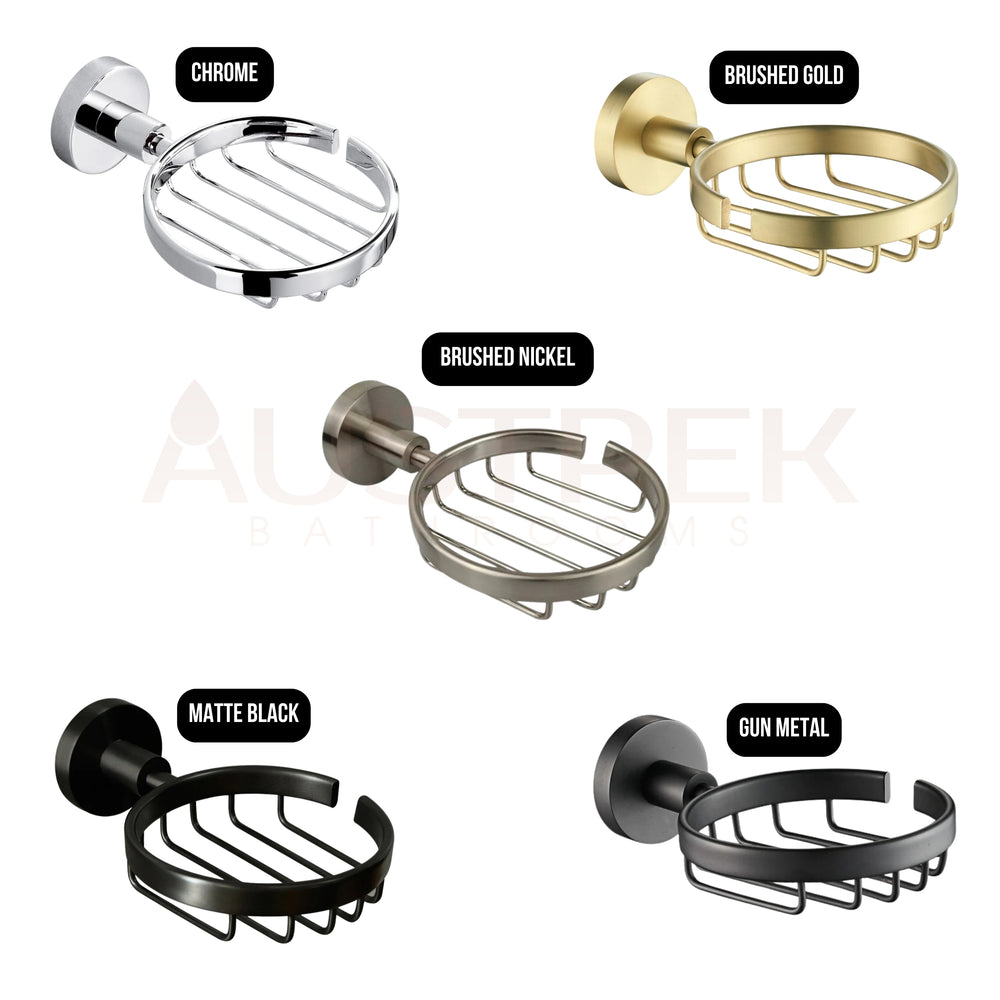 IKON OTUS WIRE SOAP BASKET MATTE BLACK 112MM