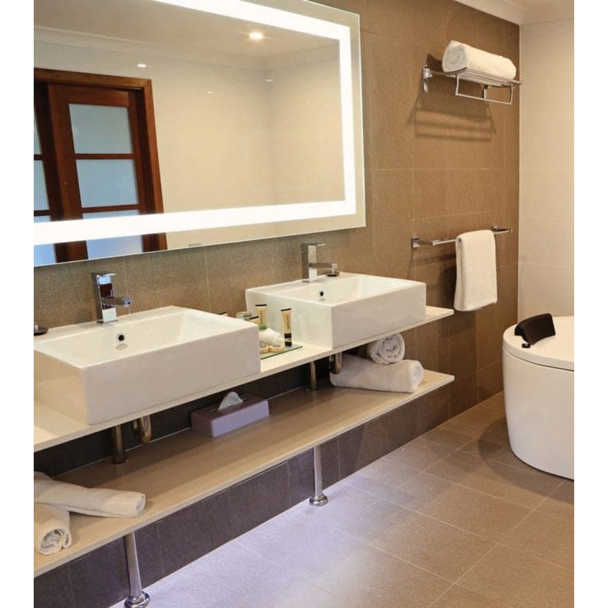 THERMOGROUP ABLAZE PREMIUM SR RANGE BACK-LIT MIRROR 1200X800MM