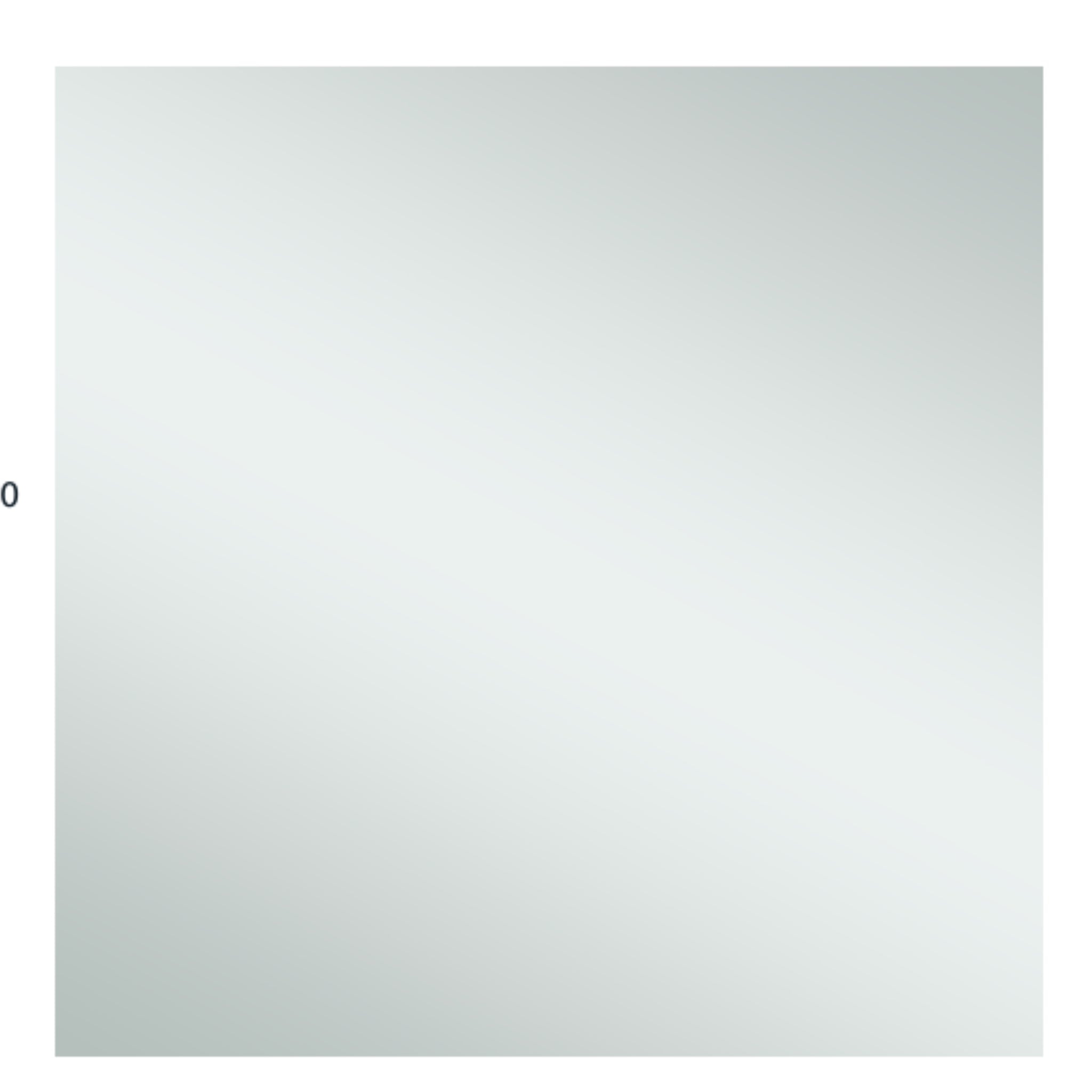 THERMOGROUP ABLAZE RECTANGLE POLISHED EDGE MIRROR WITH DEMISTER 900MM