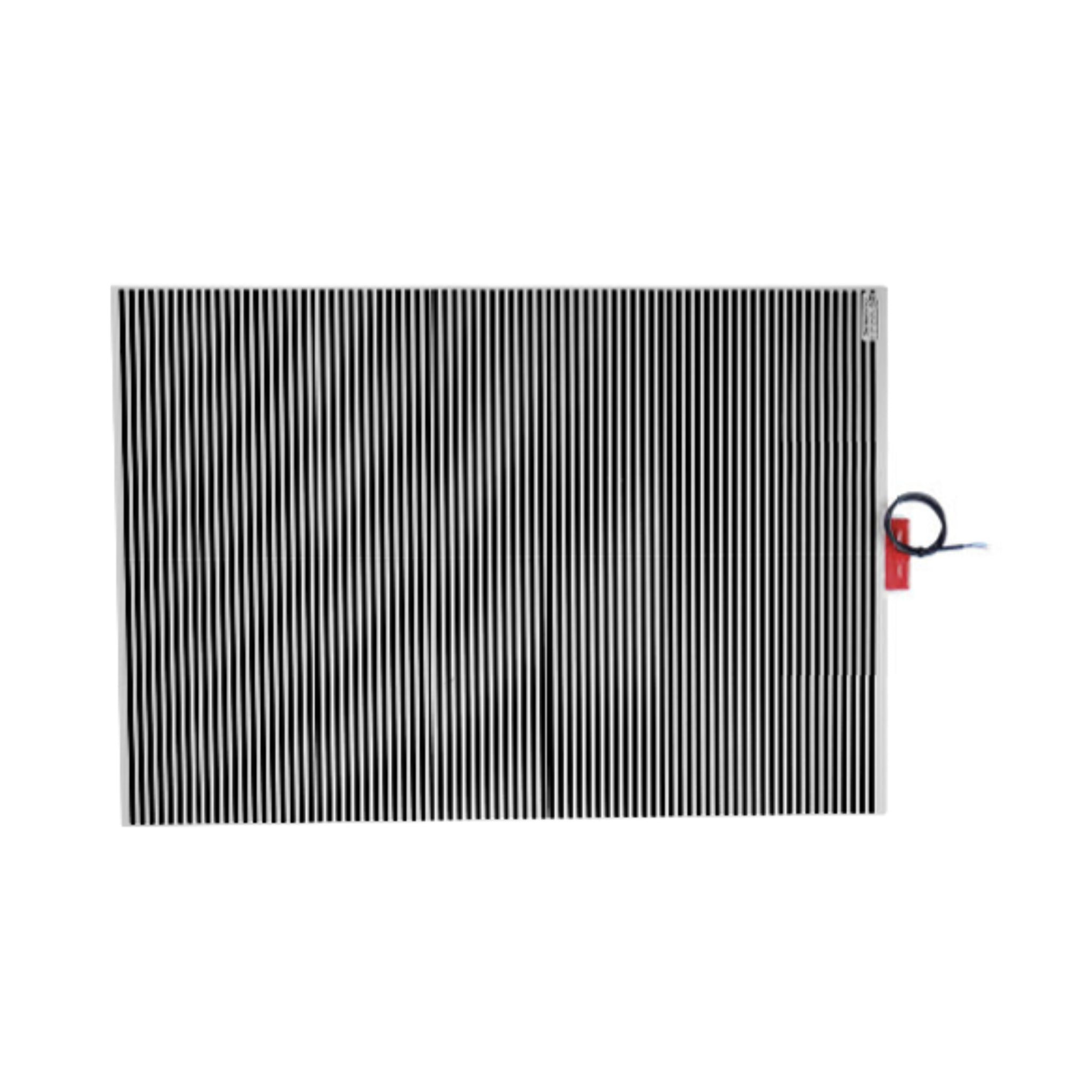 THERMOGROUP ABLAZE RECTANGLE MIRROR SANDBLASTED BORDER WITH DEMISTER 800X1200MM