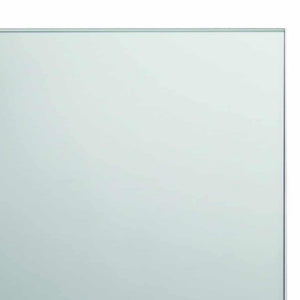 THERMOGROUP ABLAZE RECTANGLE MIRROR SANDBLASTED BORDER AND DEMISTER 750X900MM