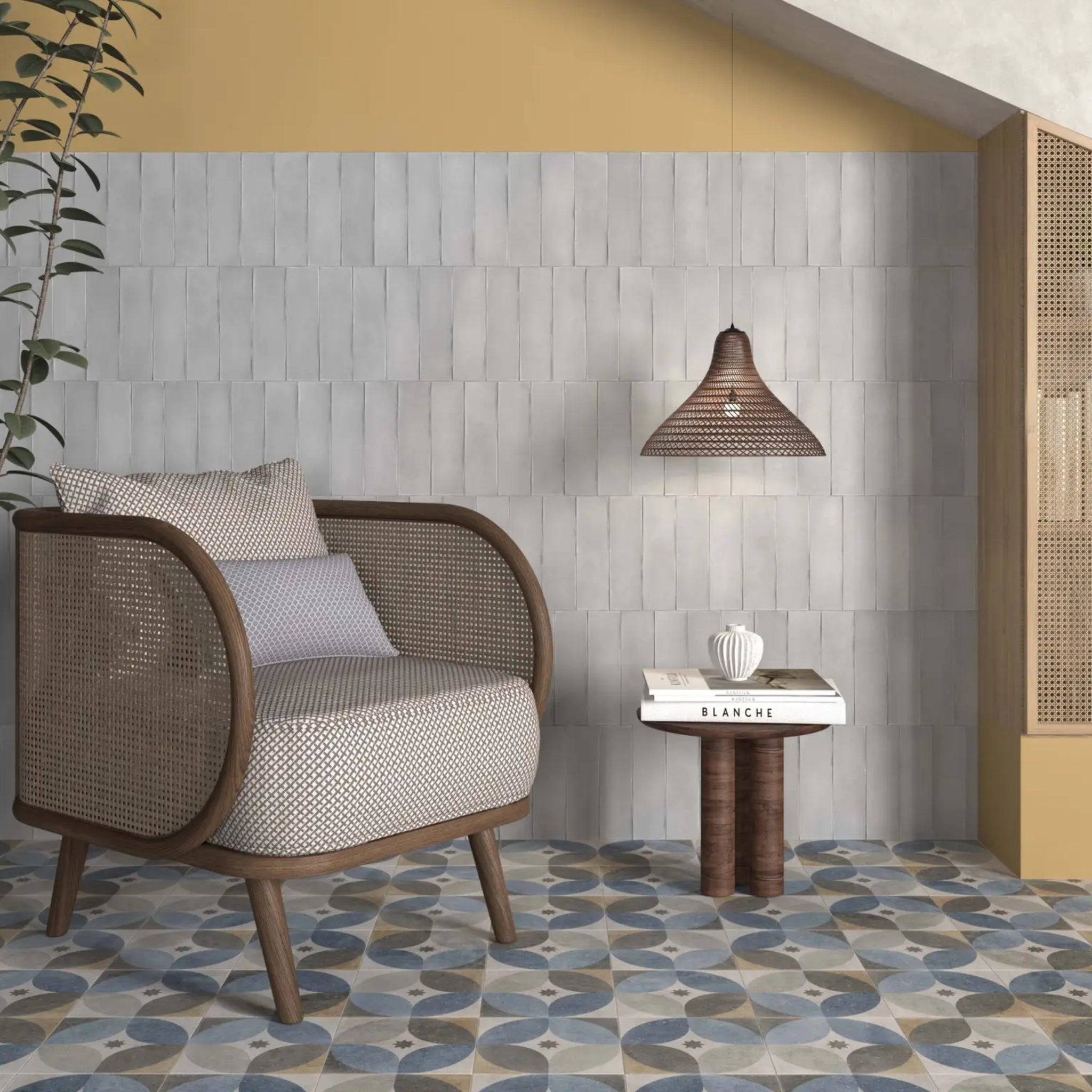 ELITE IMPORTERS MILANO GRIGIO MATTE 69X240MM RECTANGLE TILE (PER BOX)