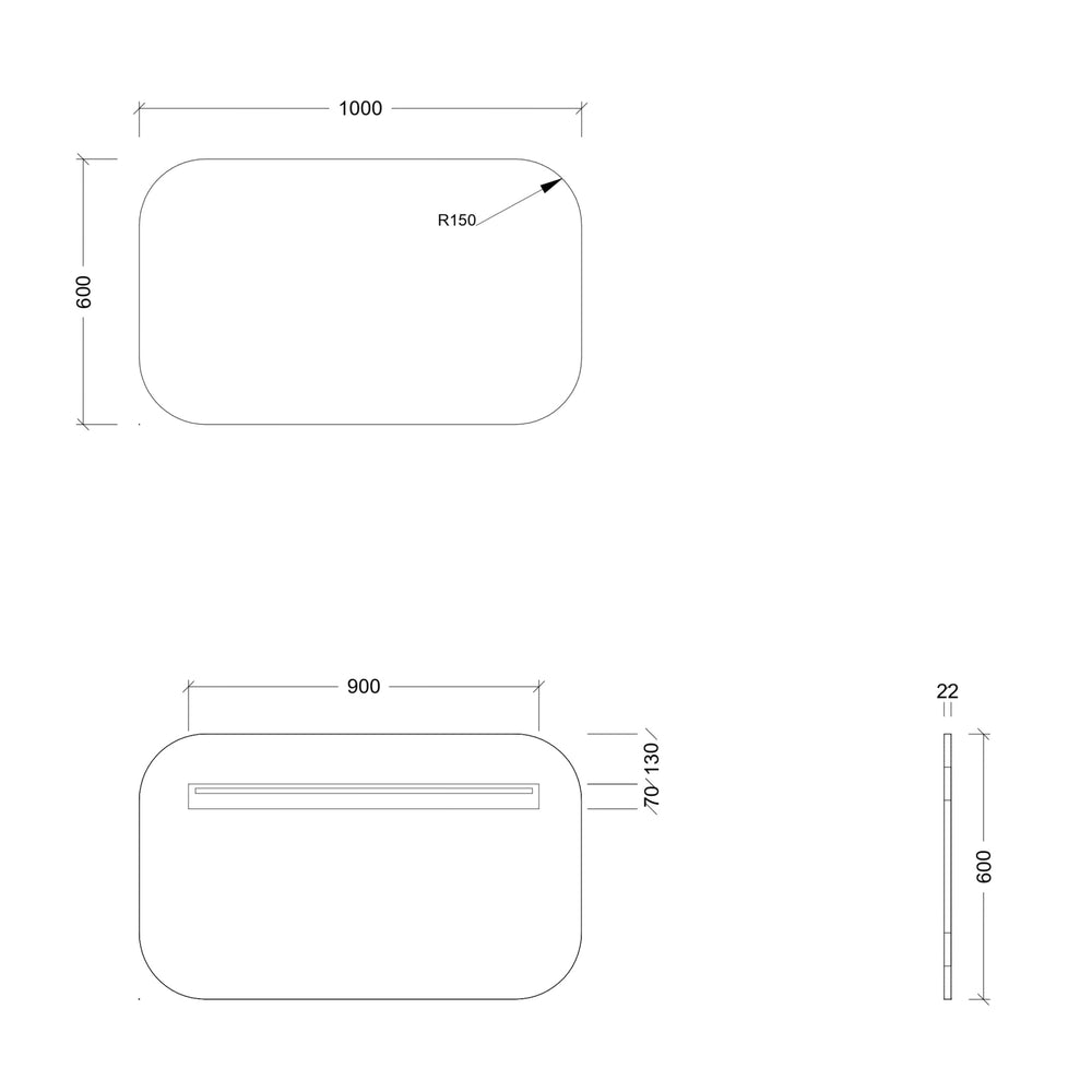 TIMBERLINE JAZZ ARCH CUSTOM MIRROR (ALL SIZING)