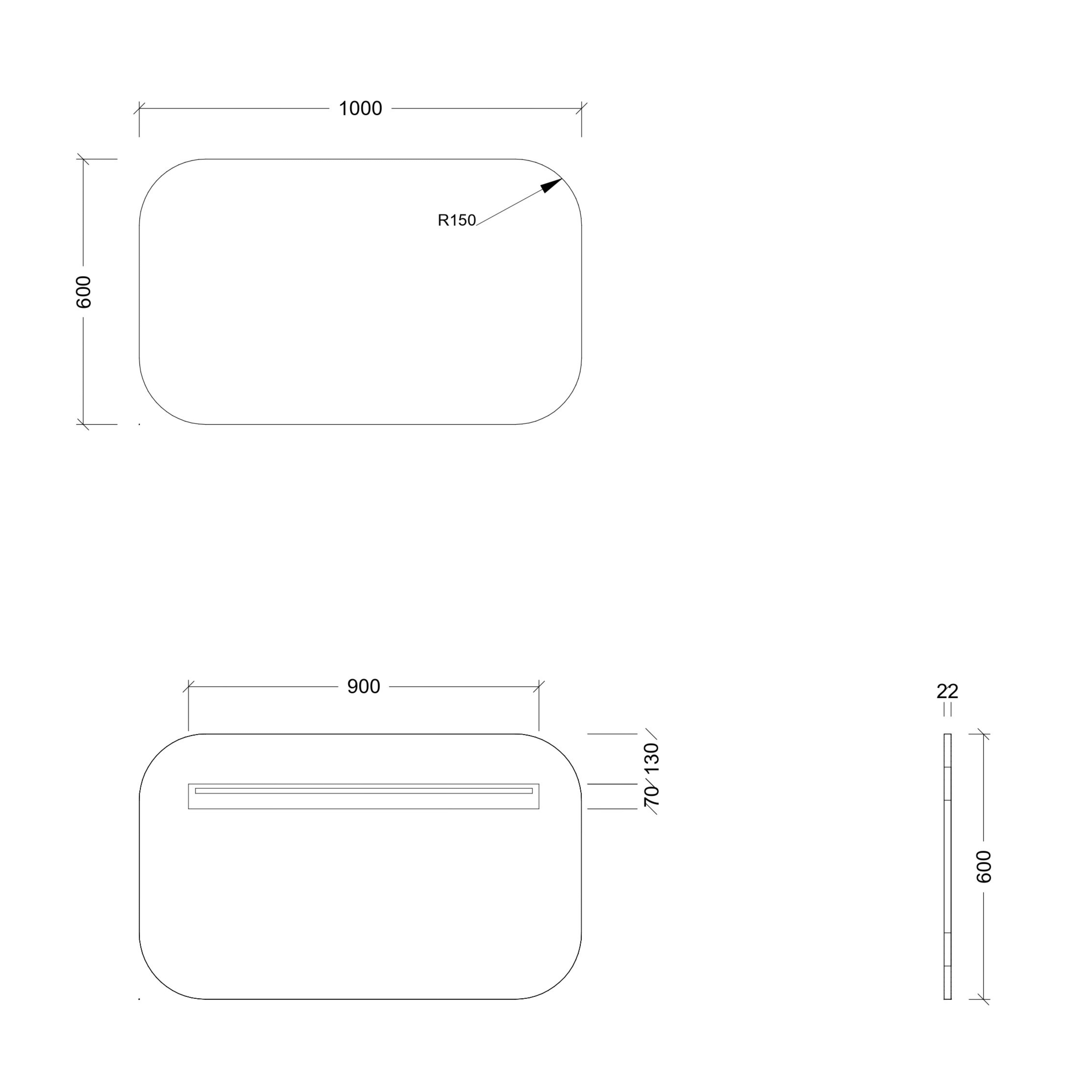 TIMBERLINE JAZZ ARCH CUSTOM MIRROR (ALL SIZING)
