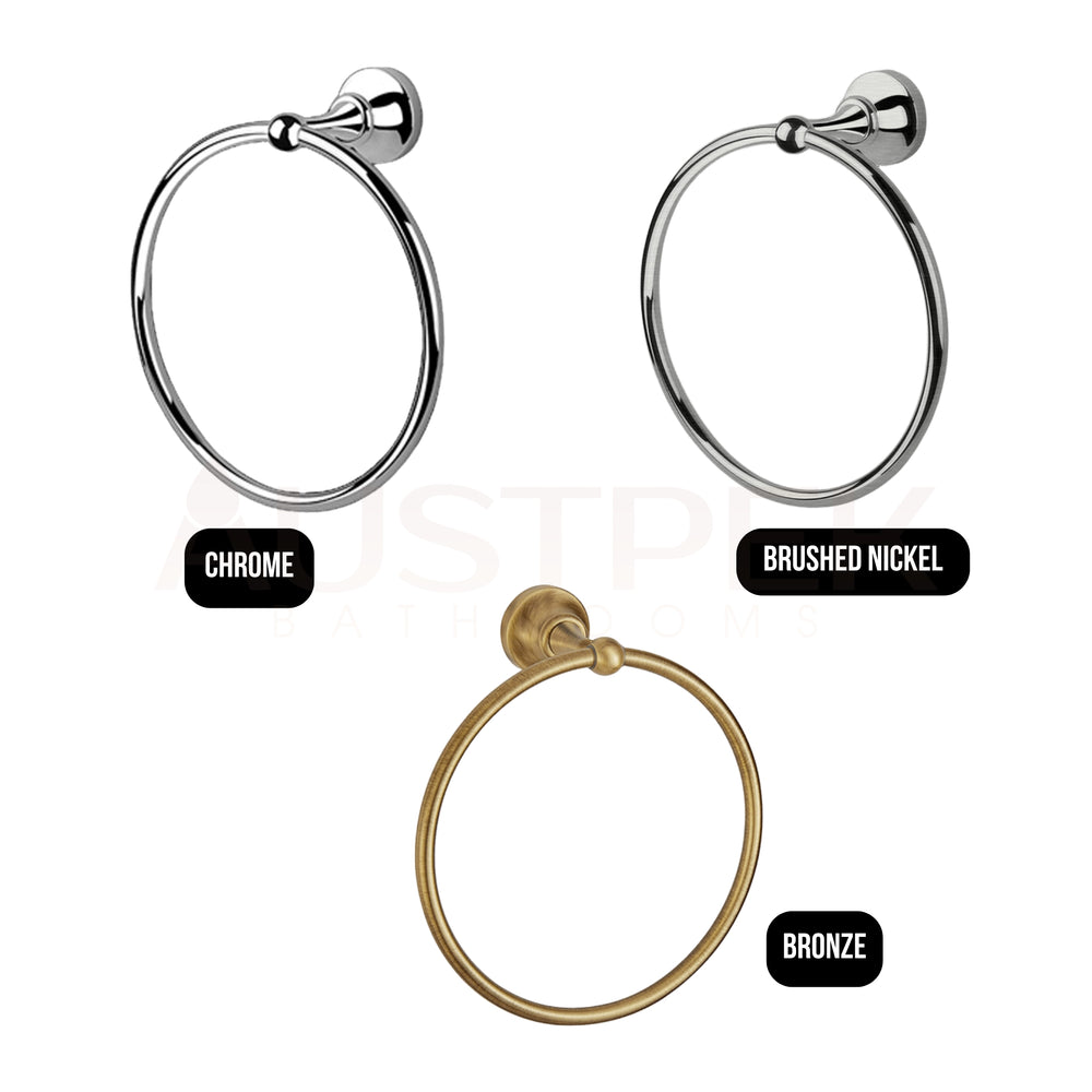 ARMANDO VICARIO PROVINCIAL TOWEL RING BRONZE