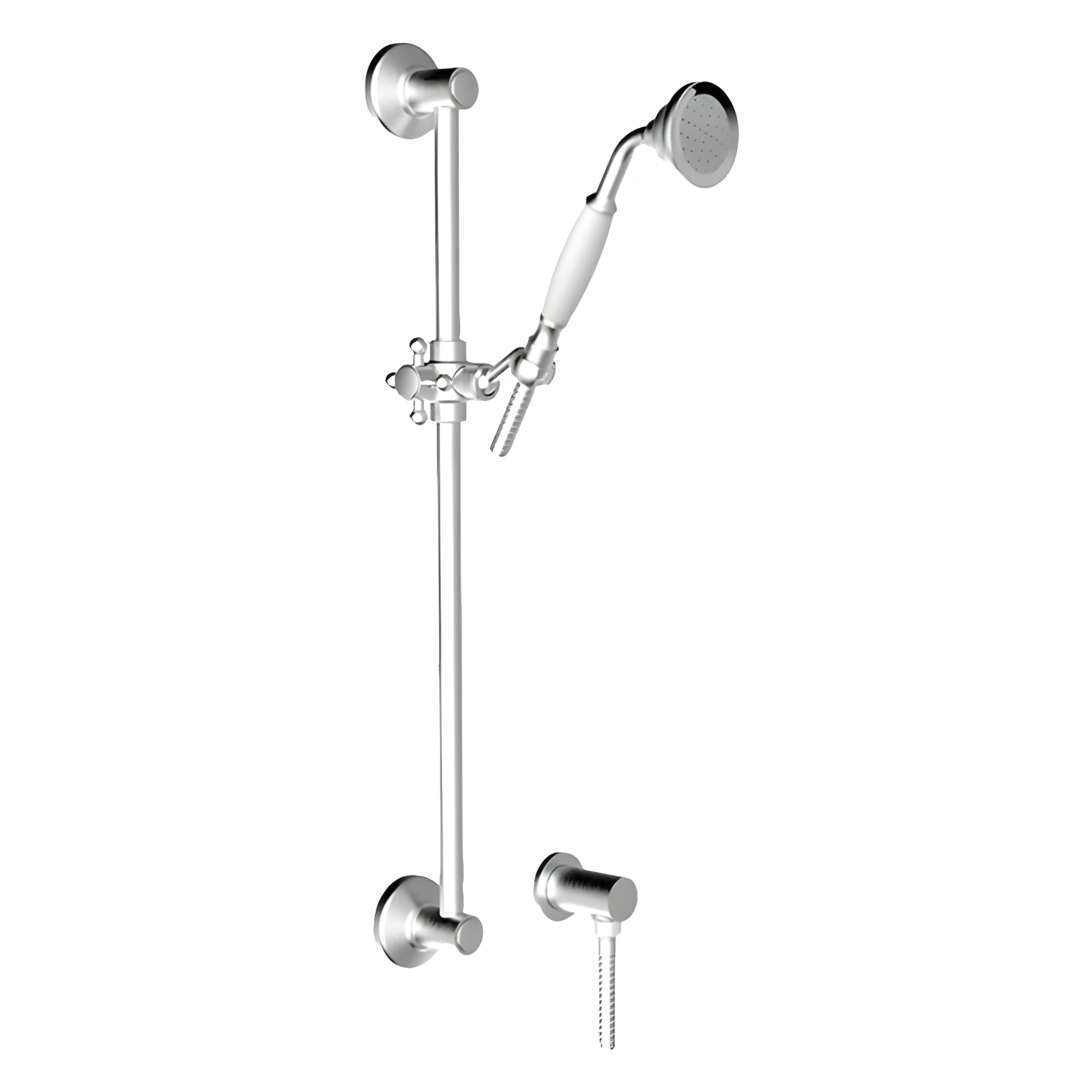 ARMANDO VICARIO PROVINCIAL SHOWER ON RAIL 625MM BRUSHED NICKEL