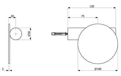 ARMANDO VICARIO PIAZZA SOAP DISH HOLDER CHROME