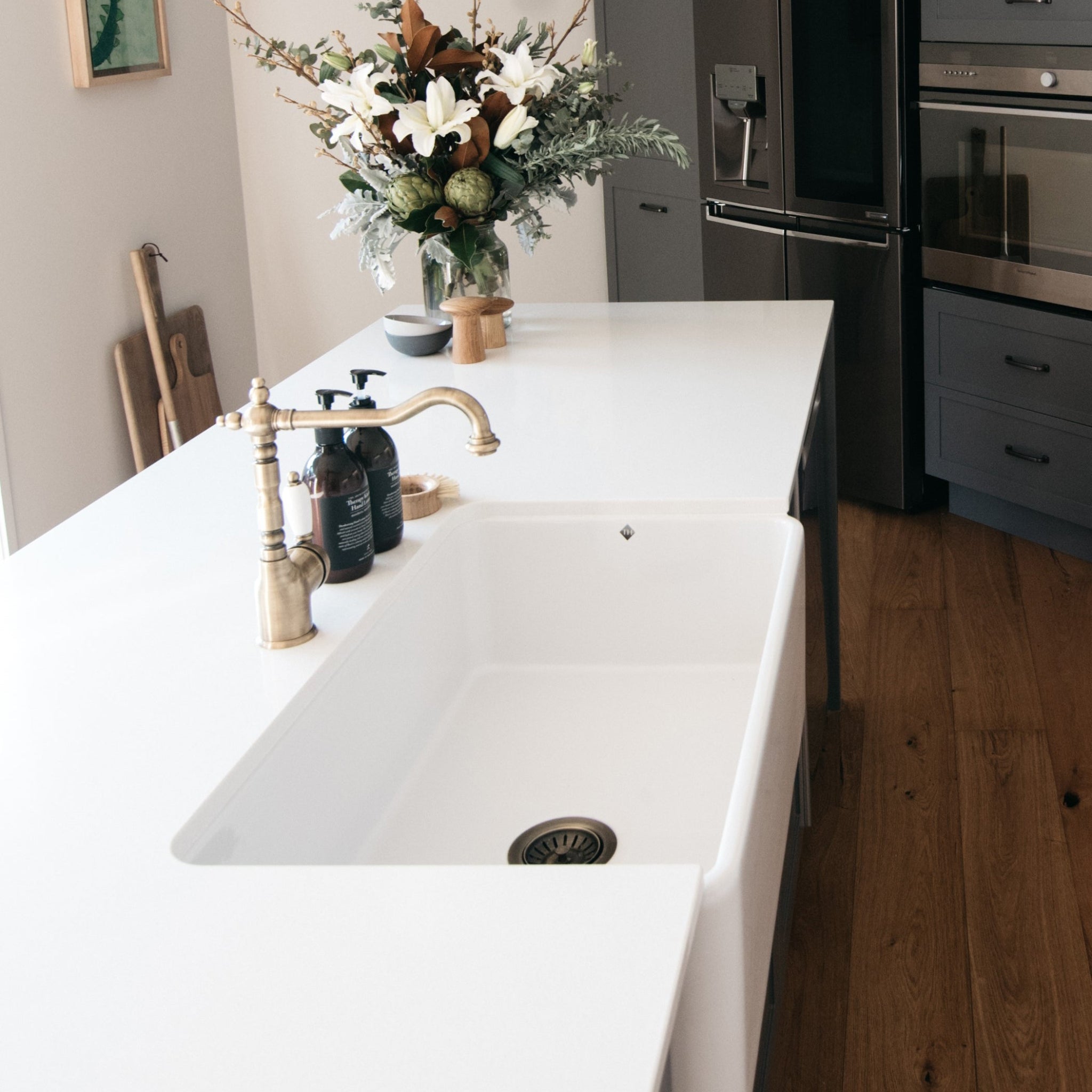 TURNER HASTINGS BASKET WASTE WITH LONG SCREW 90MM ANTIQUE BRASS (ITALIAN BRONZE)