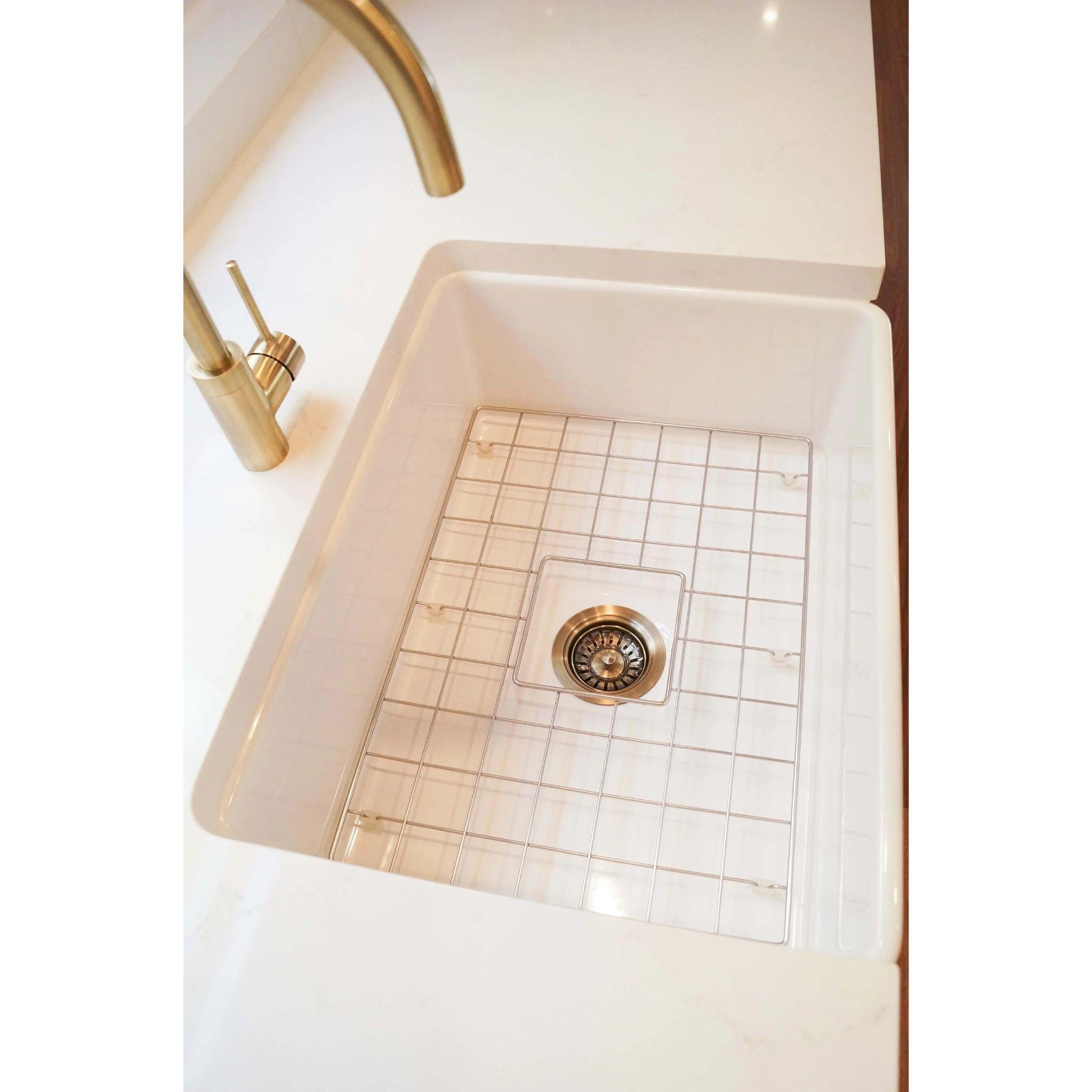 TURNER HASTINGS BASKET WASTE WITH LONG SCREW 90MM ANTIQUE BRASS (ITALIAN BRONZE)