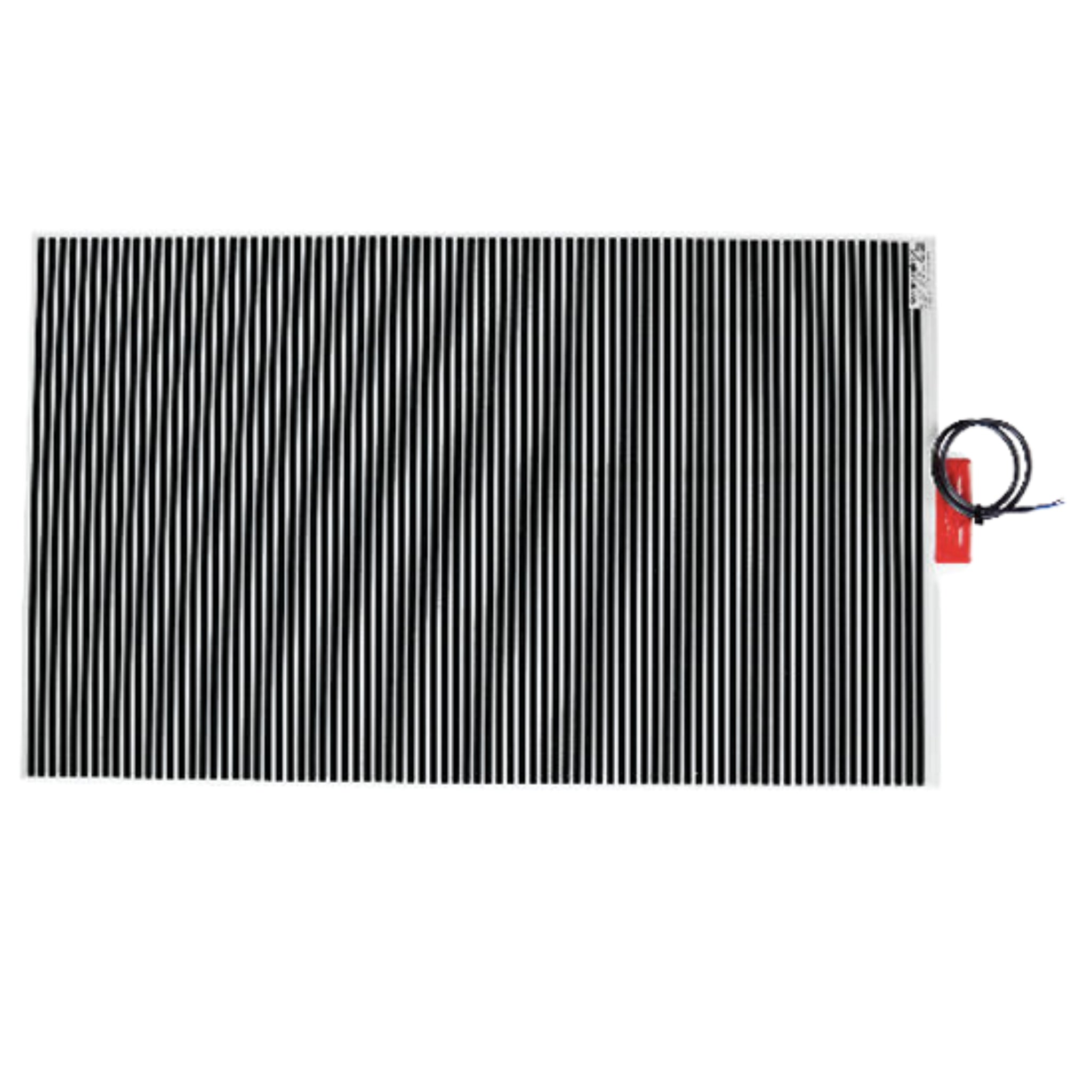 THERMOGROUP ABLAZE RECTANGLE MIRROR SANDBLASTED BORDER AND DEMISTER 750X900MM