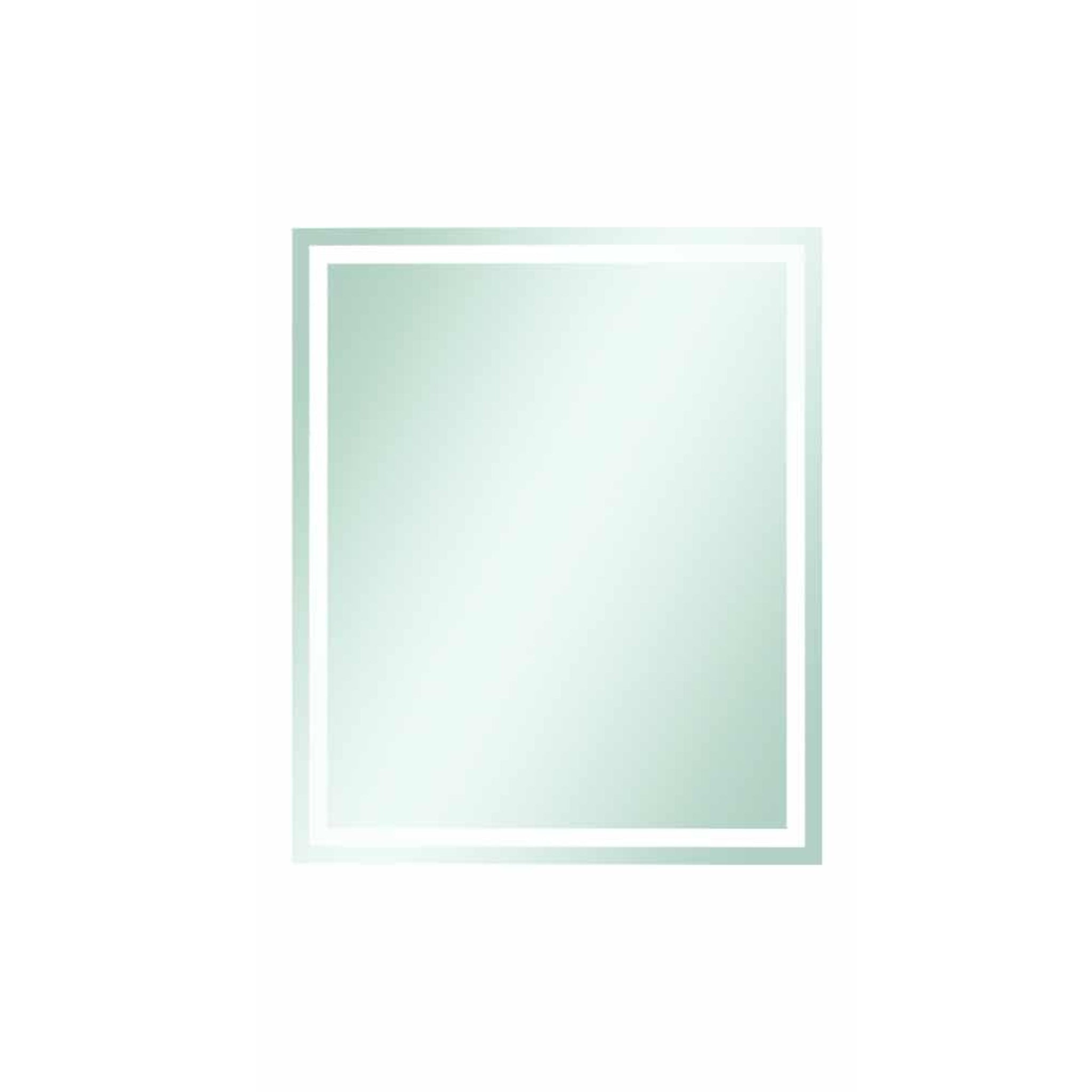 THERMOGROUP ABLAZE RECTANGLE MIRROR WITH SANDBLASTED BORDER 750X900MM