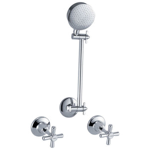 IKON PENZ SHOWER TAP SET 224MM CHROME