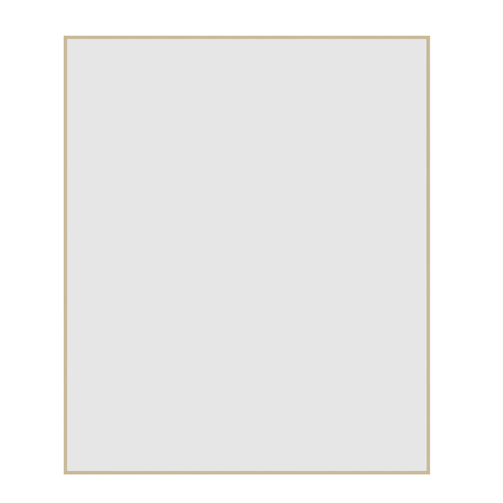 THERMOGROUP ABLAZE RECTANGULAR GOLD FRAMED MIRROR WITH DEMISTER 750X900MM