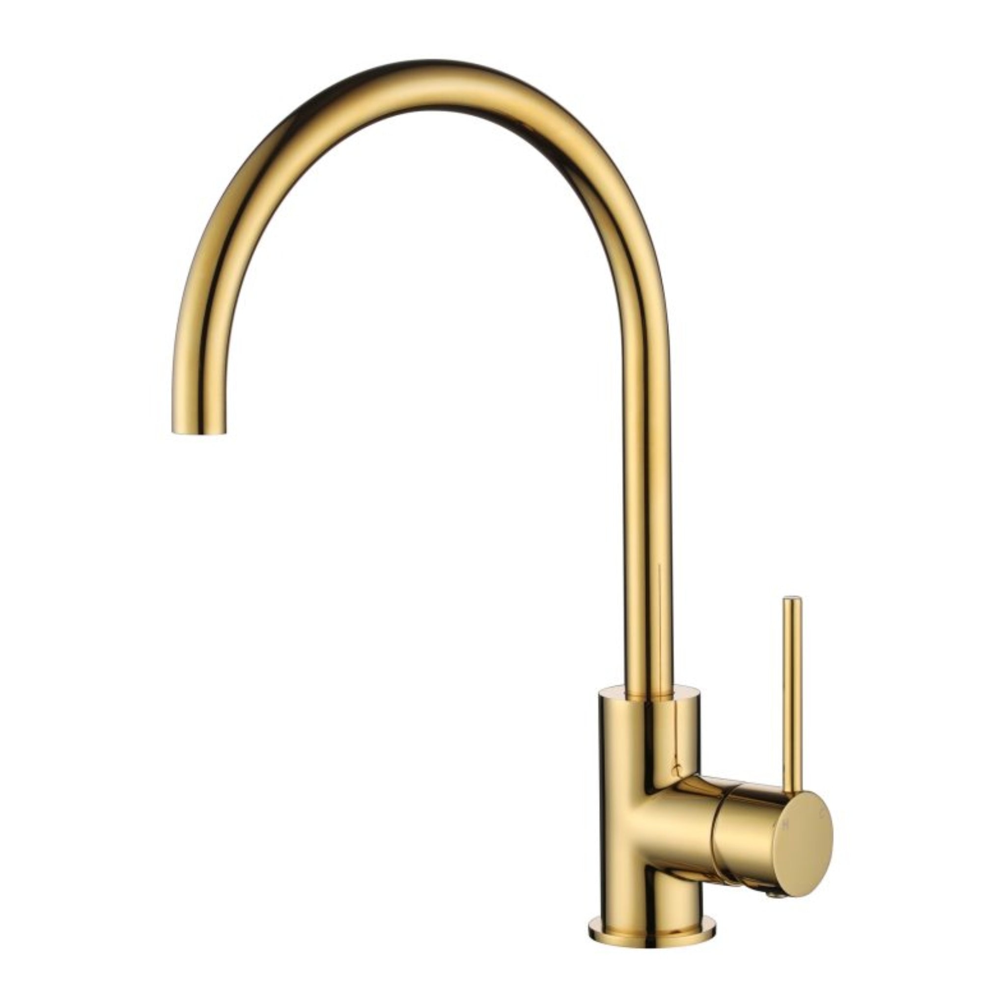 MODERN NATIONAL STAR MINI KITCHEN MIXER 340MM POLISHED BRASS
