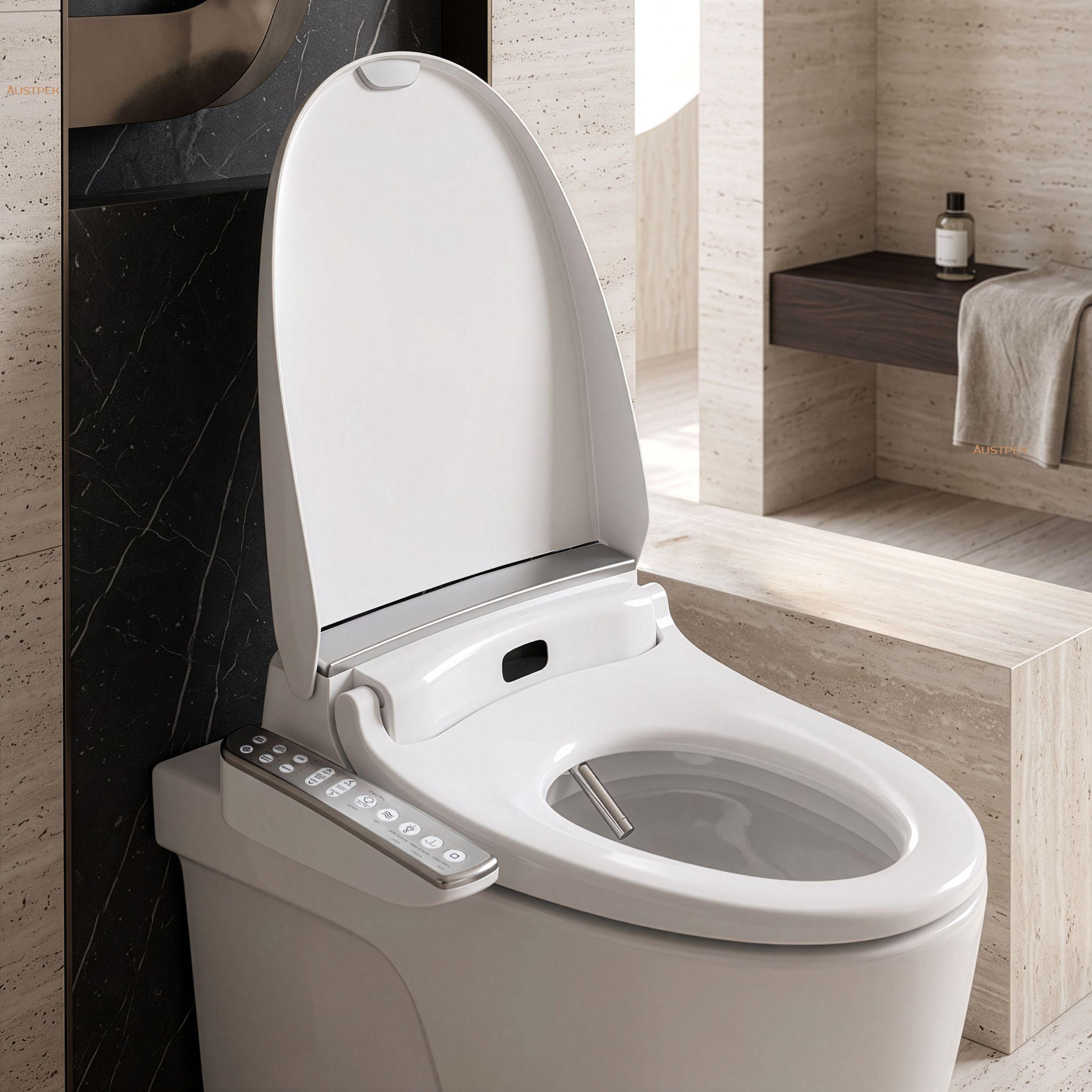 KOHLER X ENGLEFIELD ELECTRONIC BIDET SEAT WITH SIDE CONTROL GLOSS WHITE ELONGATED
