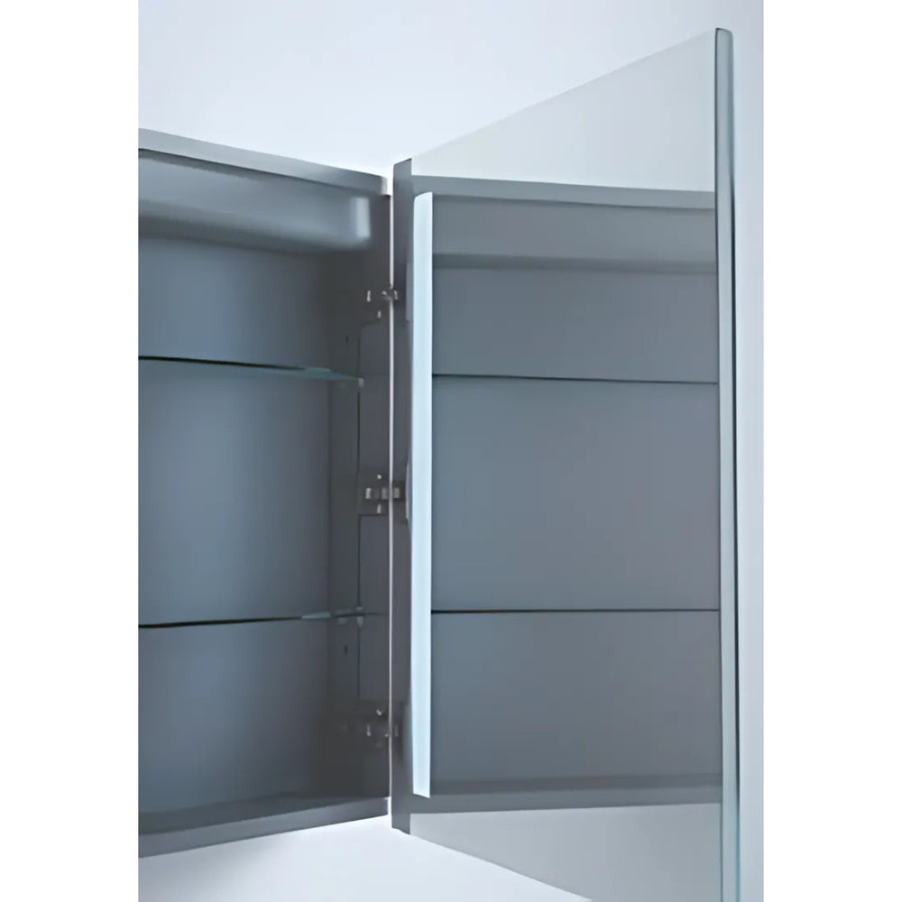 REMER AMBER SILVER LED SHAVING CABINET 1500X700MM