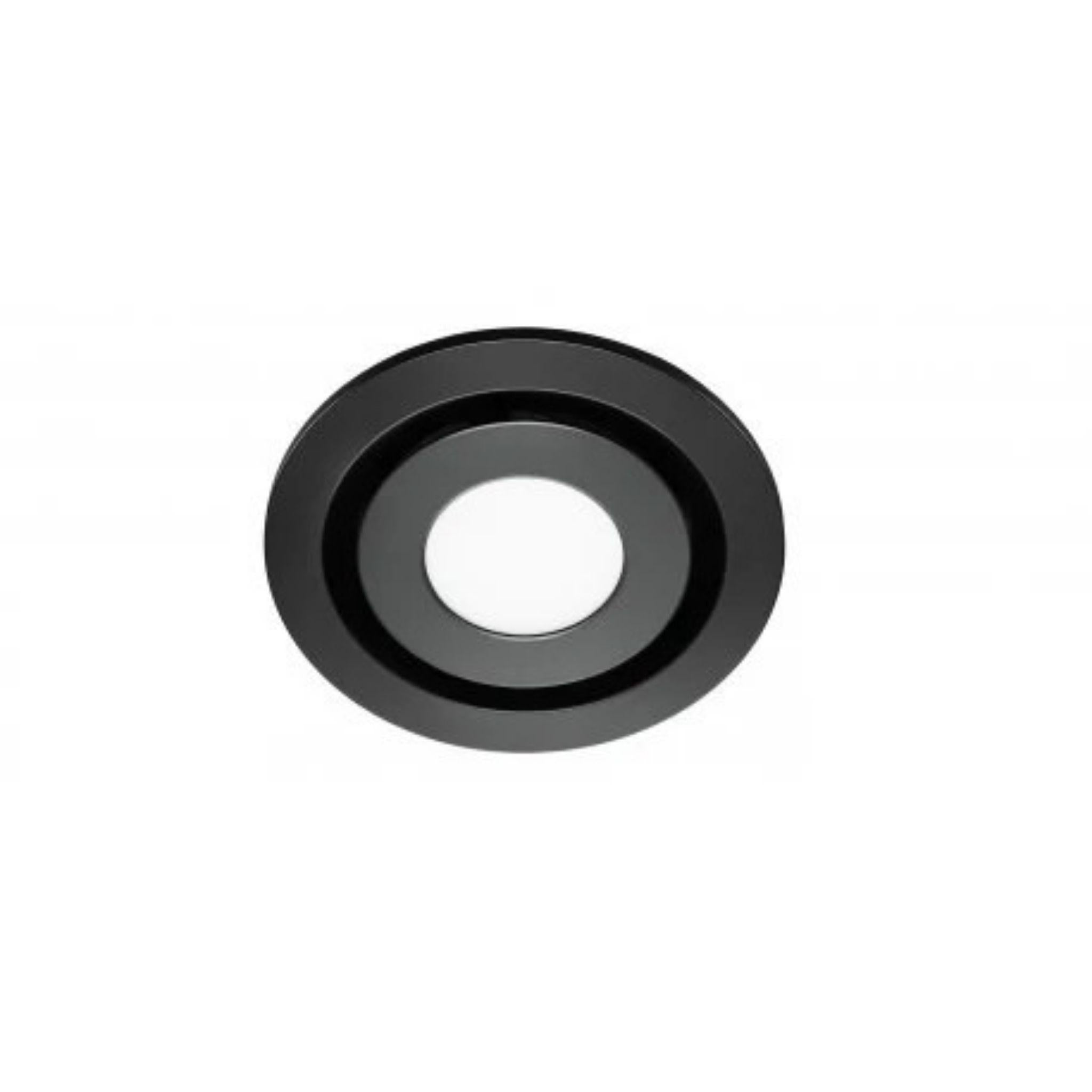 VENTAIR AIRBUS 200 ROUND FASCIA WITH 10W LED PANEL SILVER